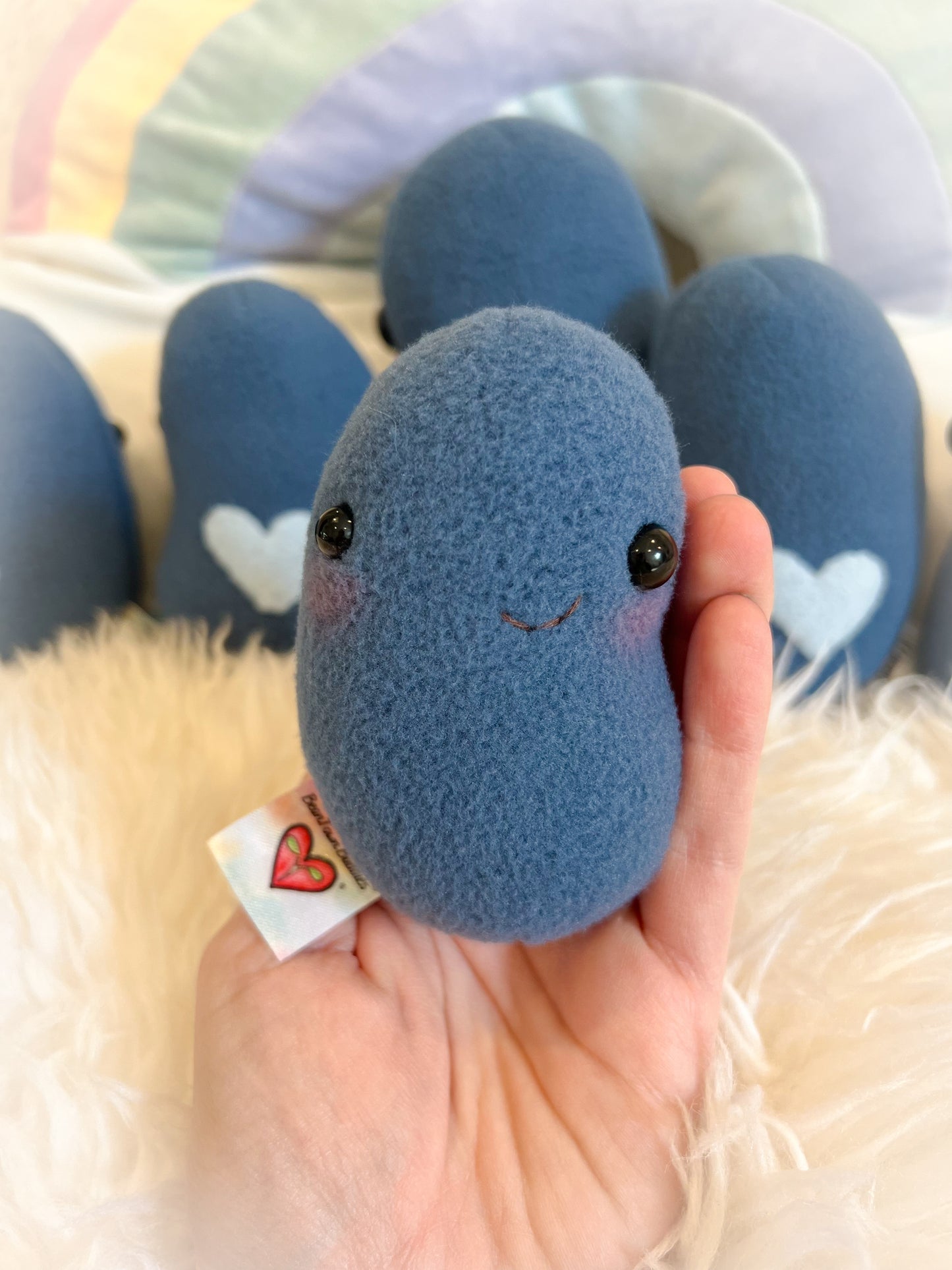 BeanTown Buddies® Navy Jelly Bean Plush