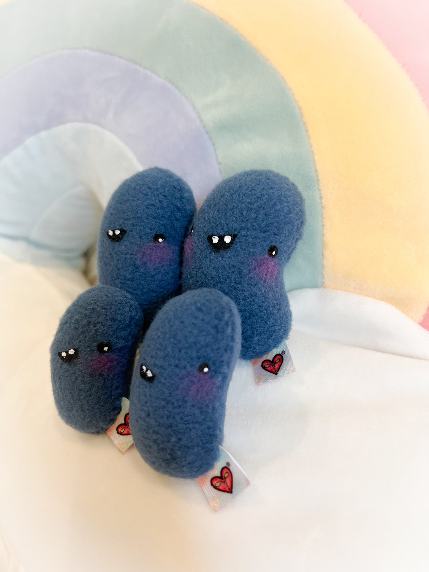 BeanTown Buddies® Navy Pocket Jelli Bean Plushies