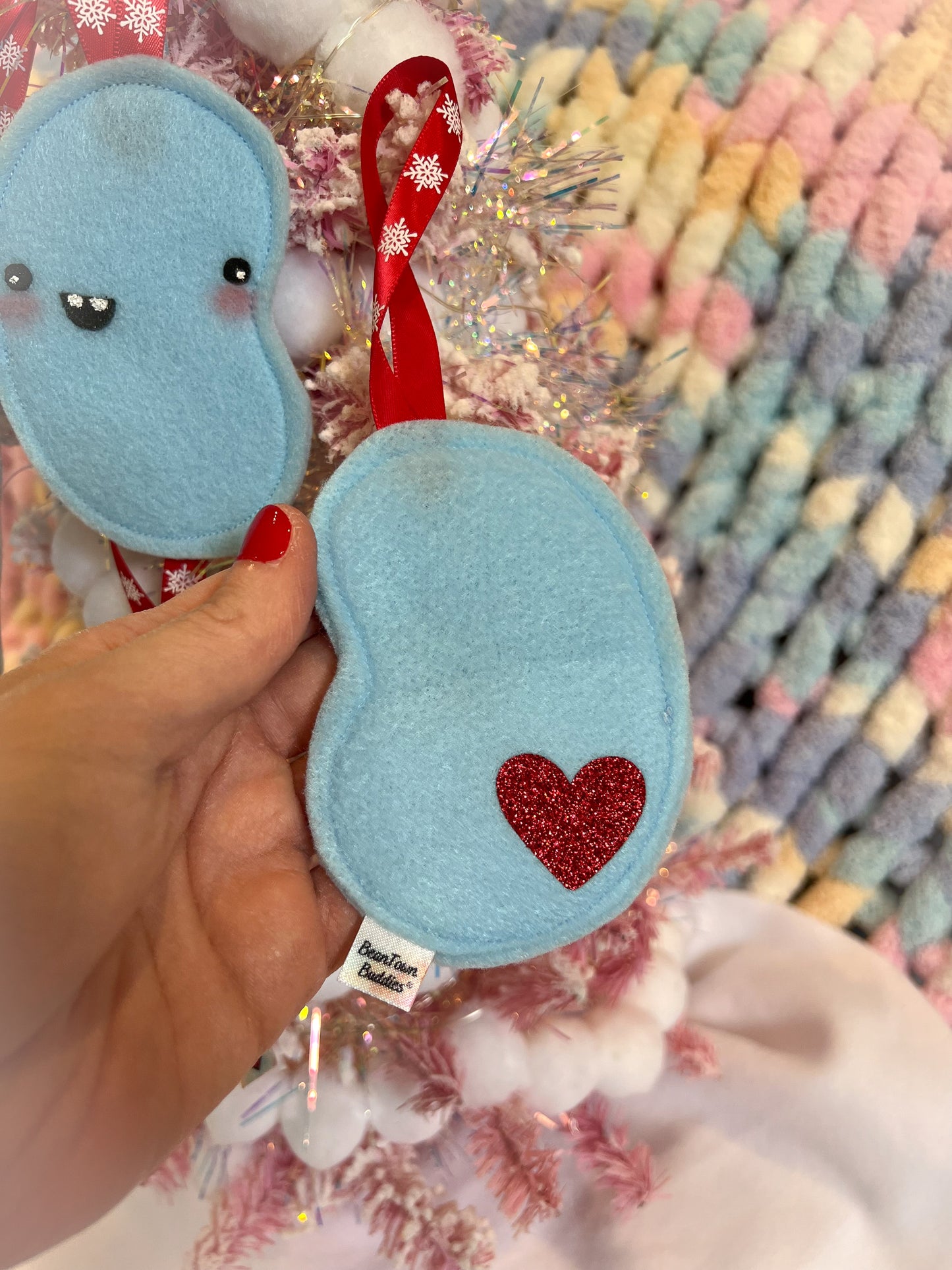 BeanTown Buddies® Baby Blue Jelly Ornament