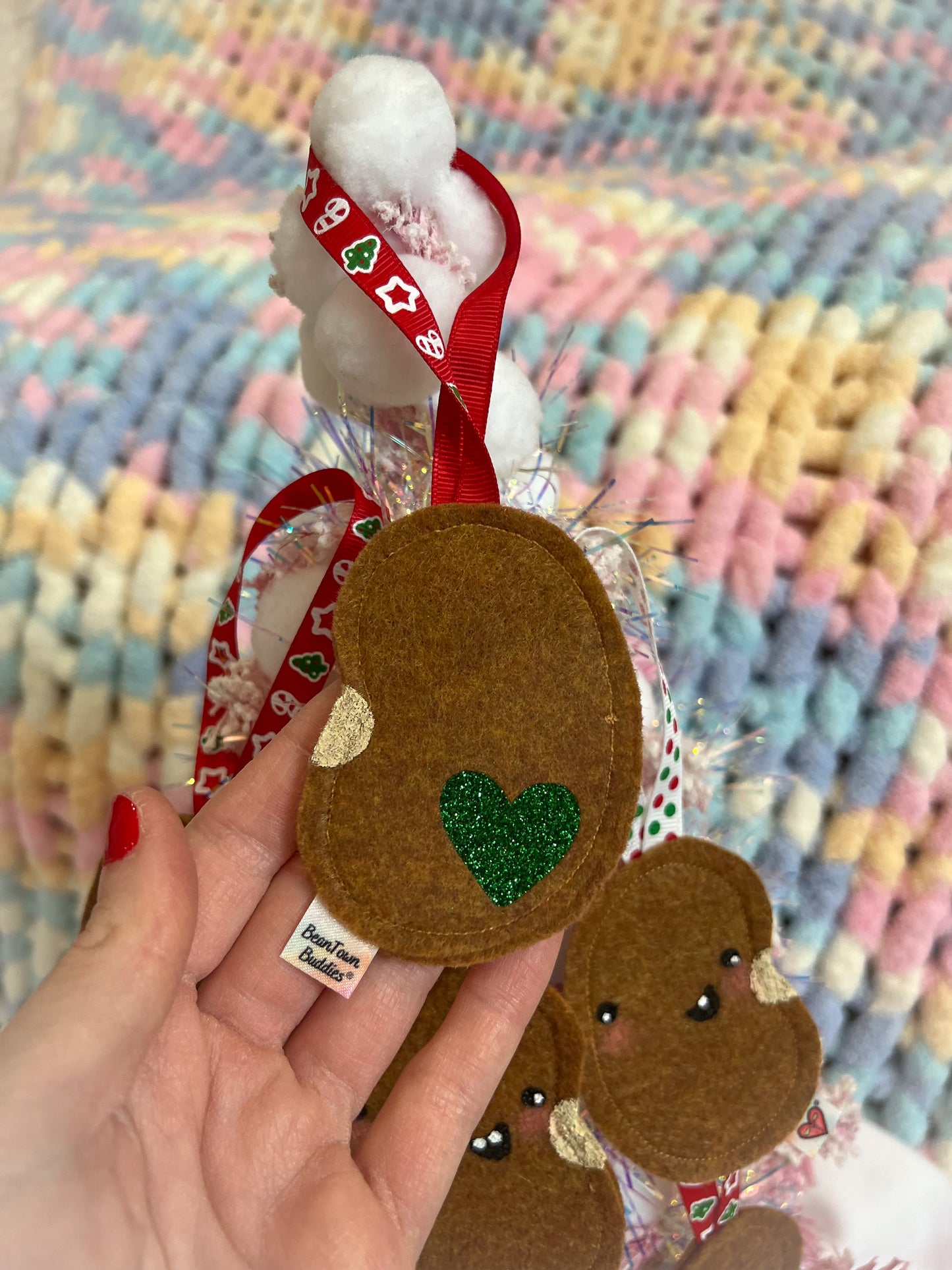 BeanTown Buddies® Chili Bean Felt Ornament