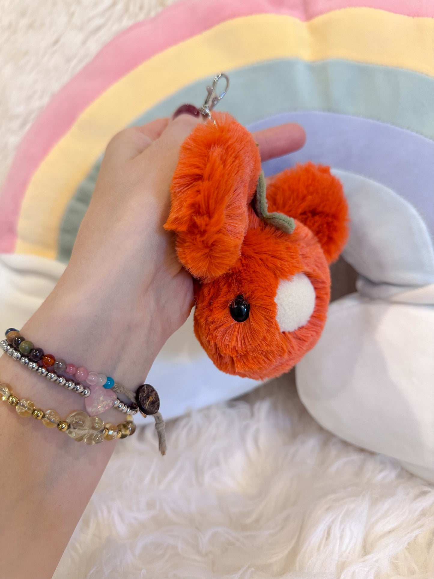 BeanTown Buddies® Pumpkin Mice Keychain