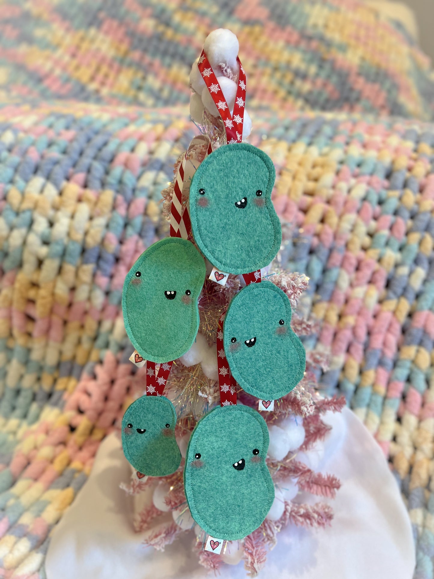 BeanTown Buddies® Teal Bean Ornament