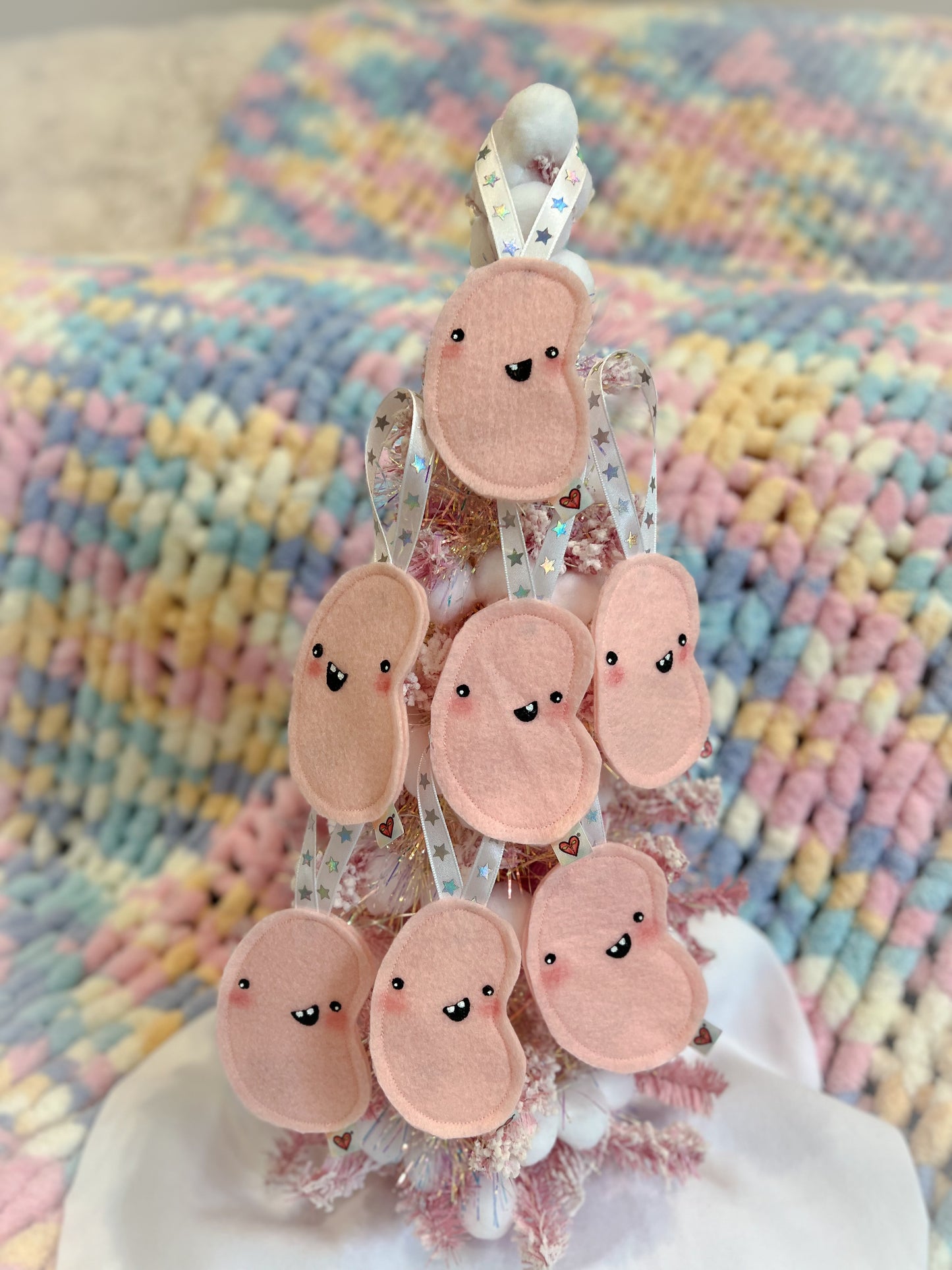 BeanTown Buddies® Baby Pink Jelly Bean Ornament