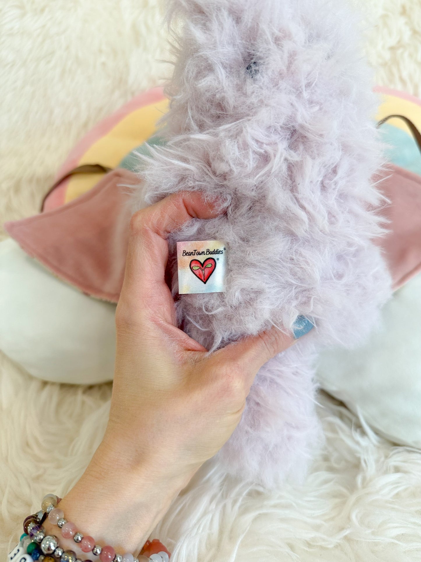 BeanTown Buddies® Fuzzi Cloaked Wolfi