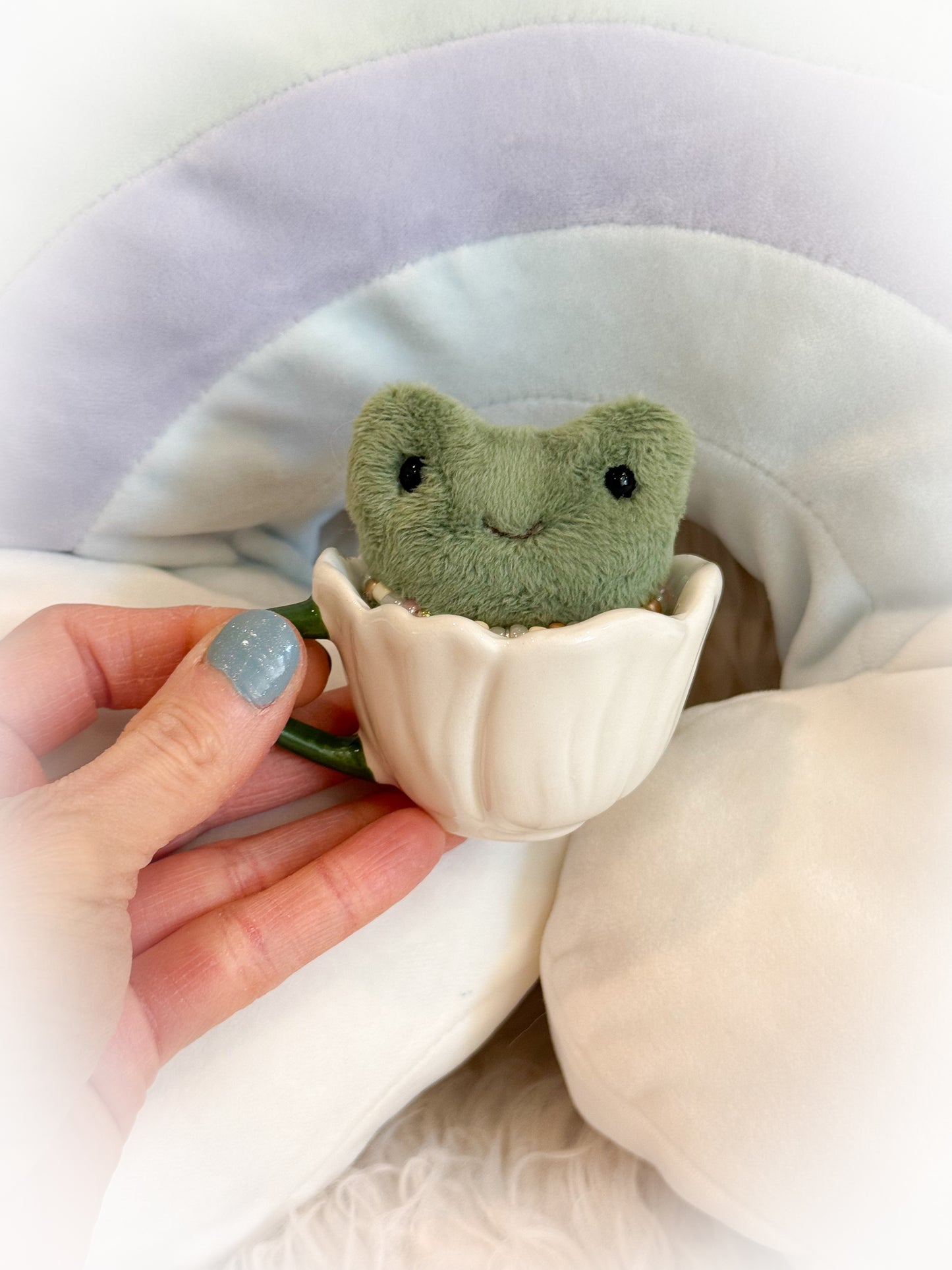 BeanTown Buddies® Teeny Cheeky Fwogi in Cup