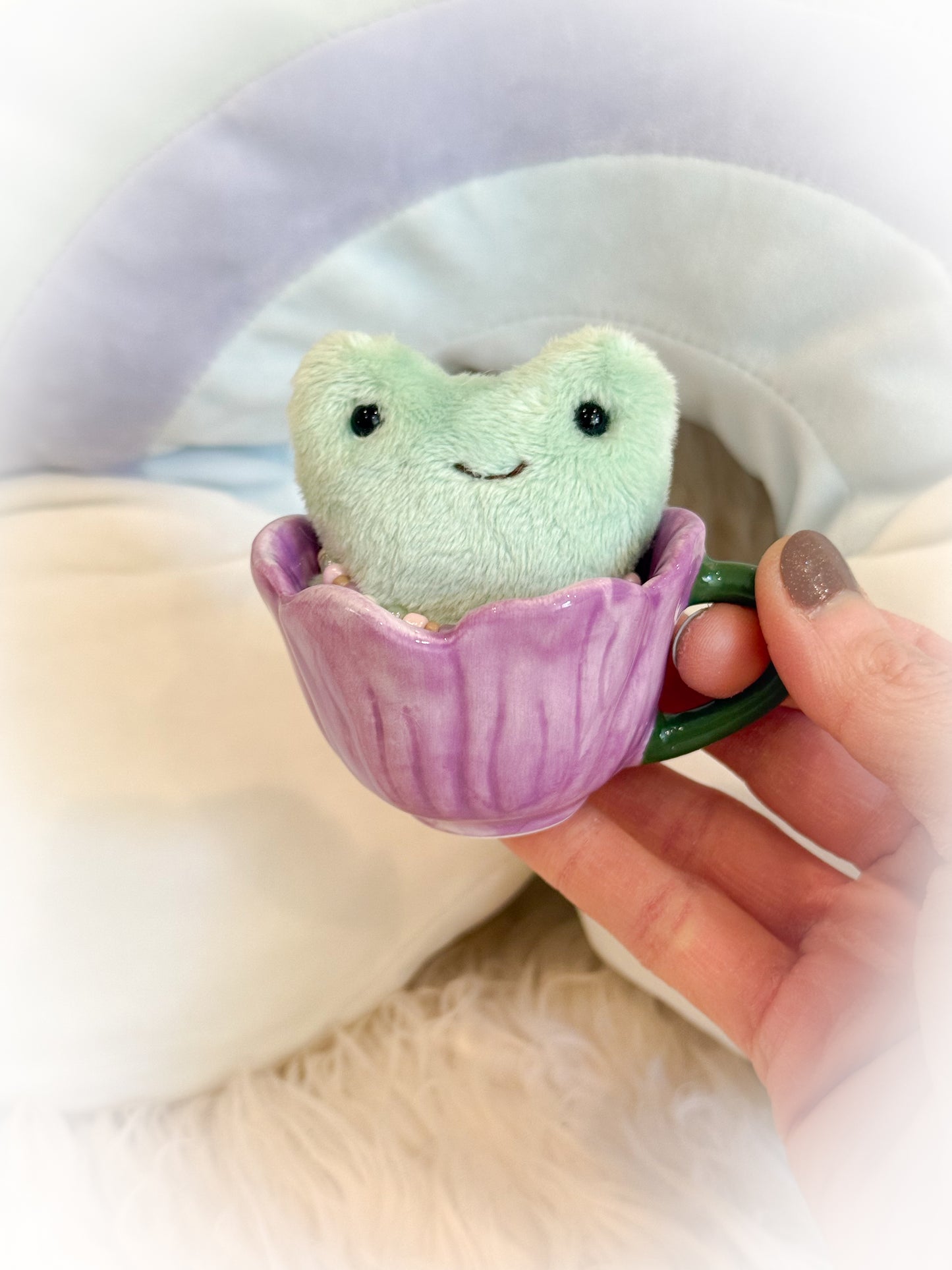 BeanTown Buddies® Teeny Cheeky Fwogi in Cup