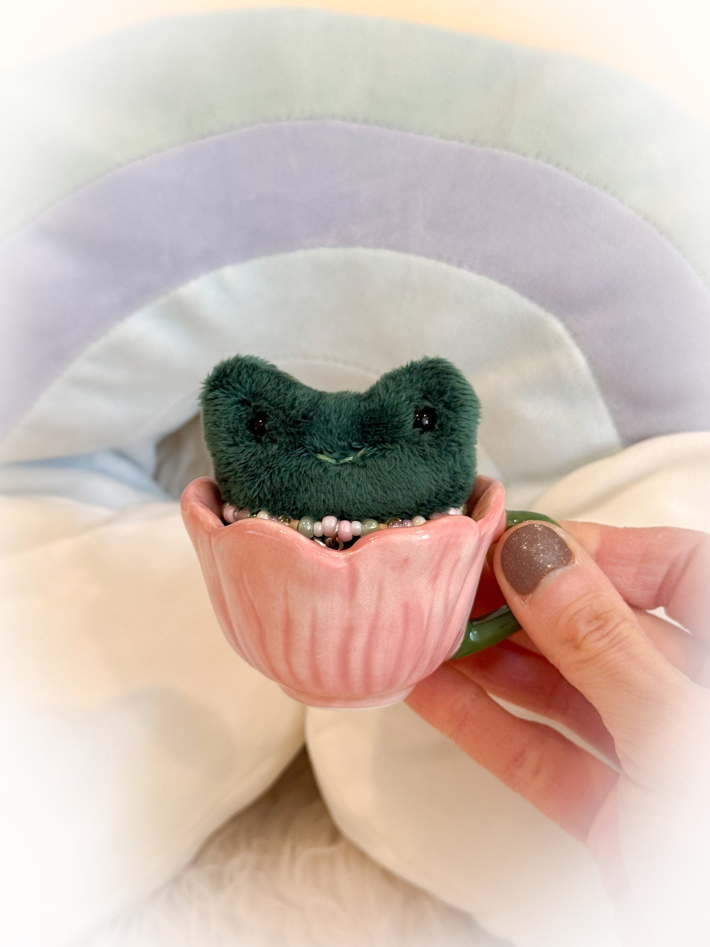 BeanTown Buddies® Teeny Cheeky Fwogi in Cup