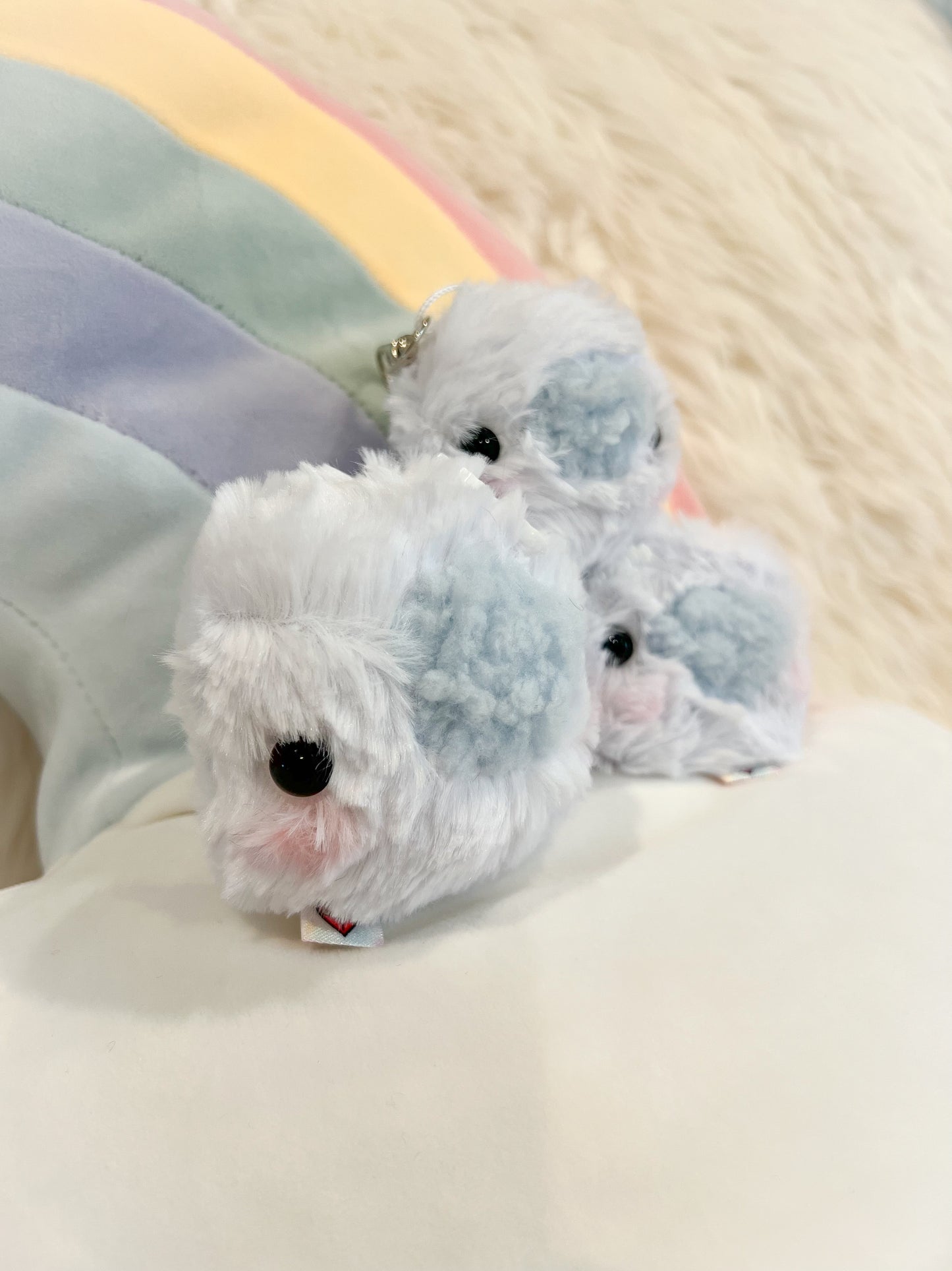 BeanTown Buddies® Snow Babi Plush Keychain