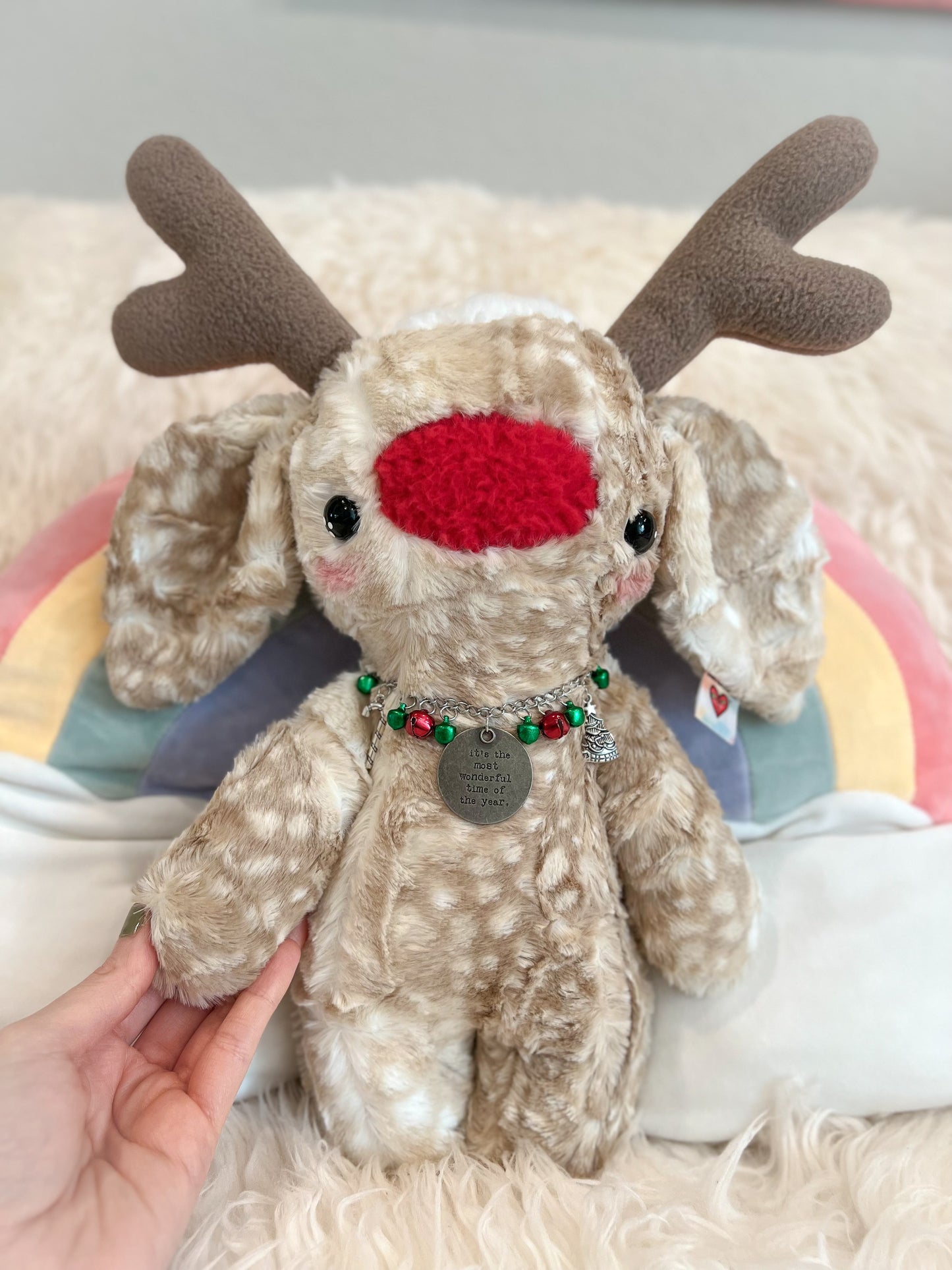 BeanTown Buddies® Jumbo Babi Reini Reindeer Plush