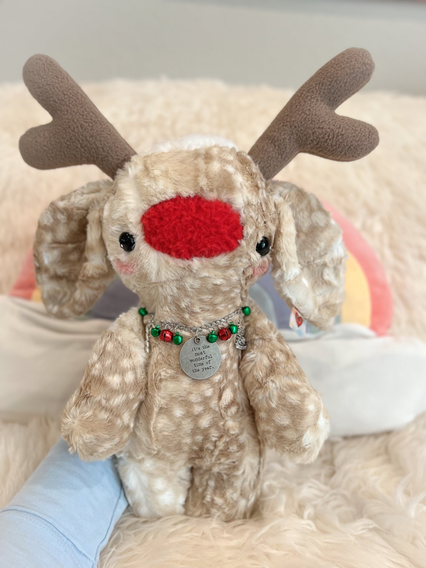 BeanTown Buddies® Jumbo Babi Reini Reindeer Plush