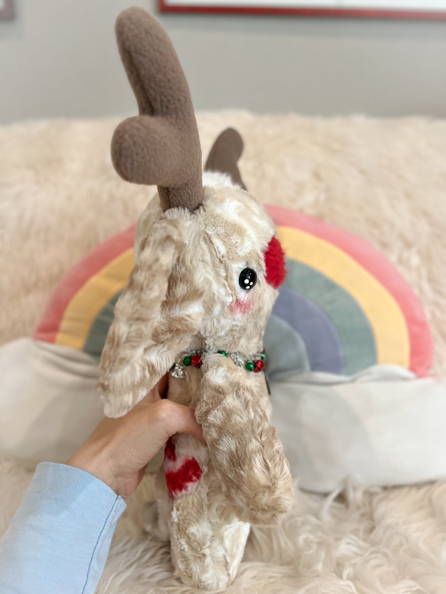 BeanTown Buddies® Jumbo Babi Reini Reindeer Plush