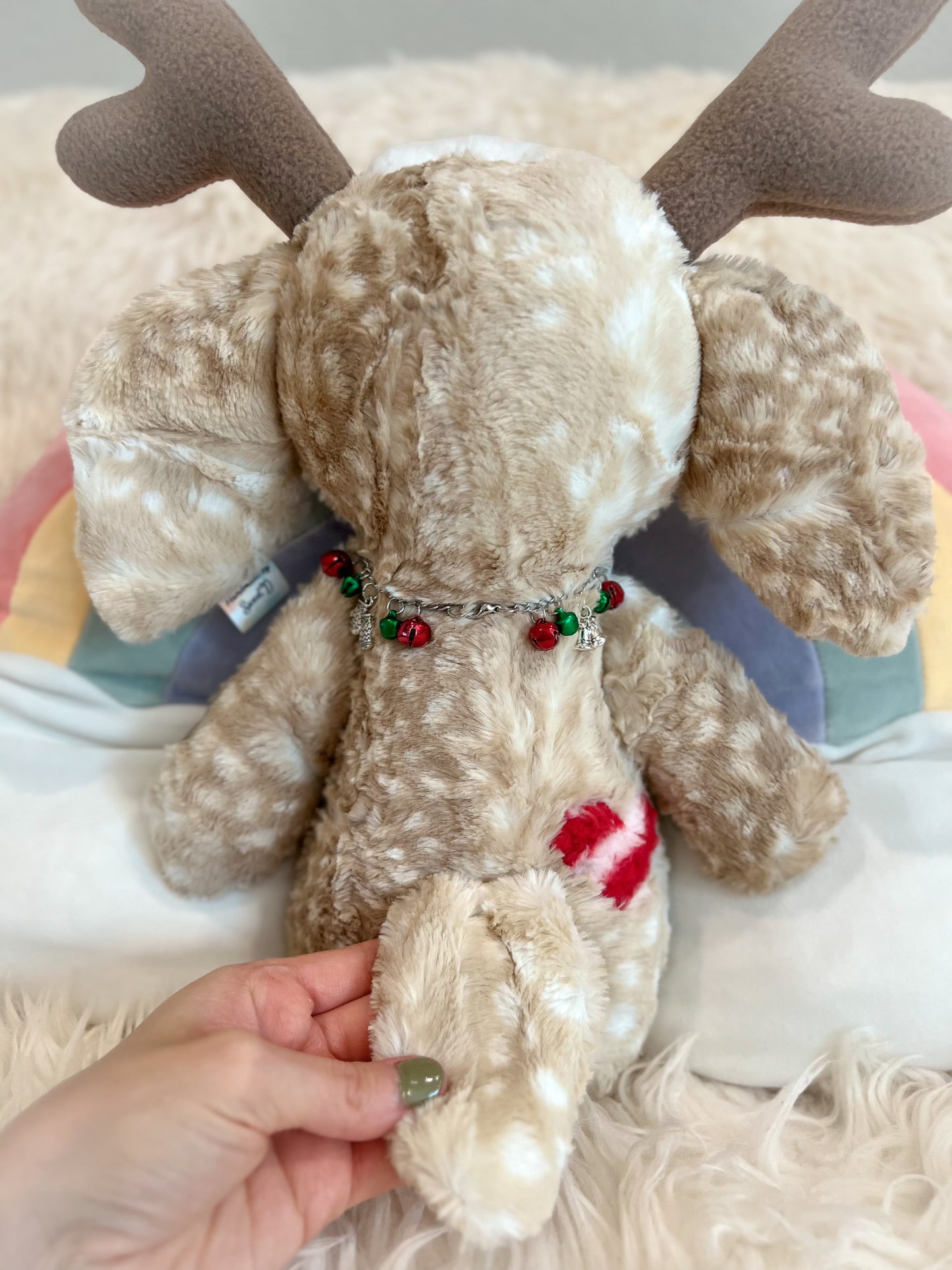 BeanTown Buddies® Jumbo Babi Reini Reindeer Plush