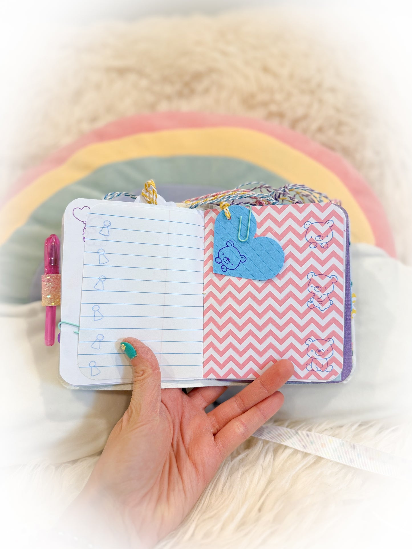 BeanTown Buddies® Cotton Candi Junk Journal Elephant/Bear