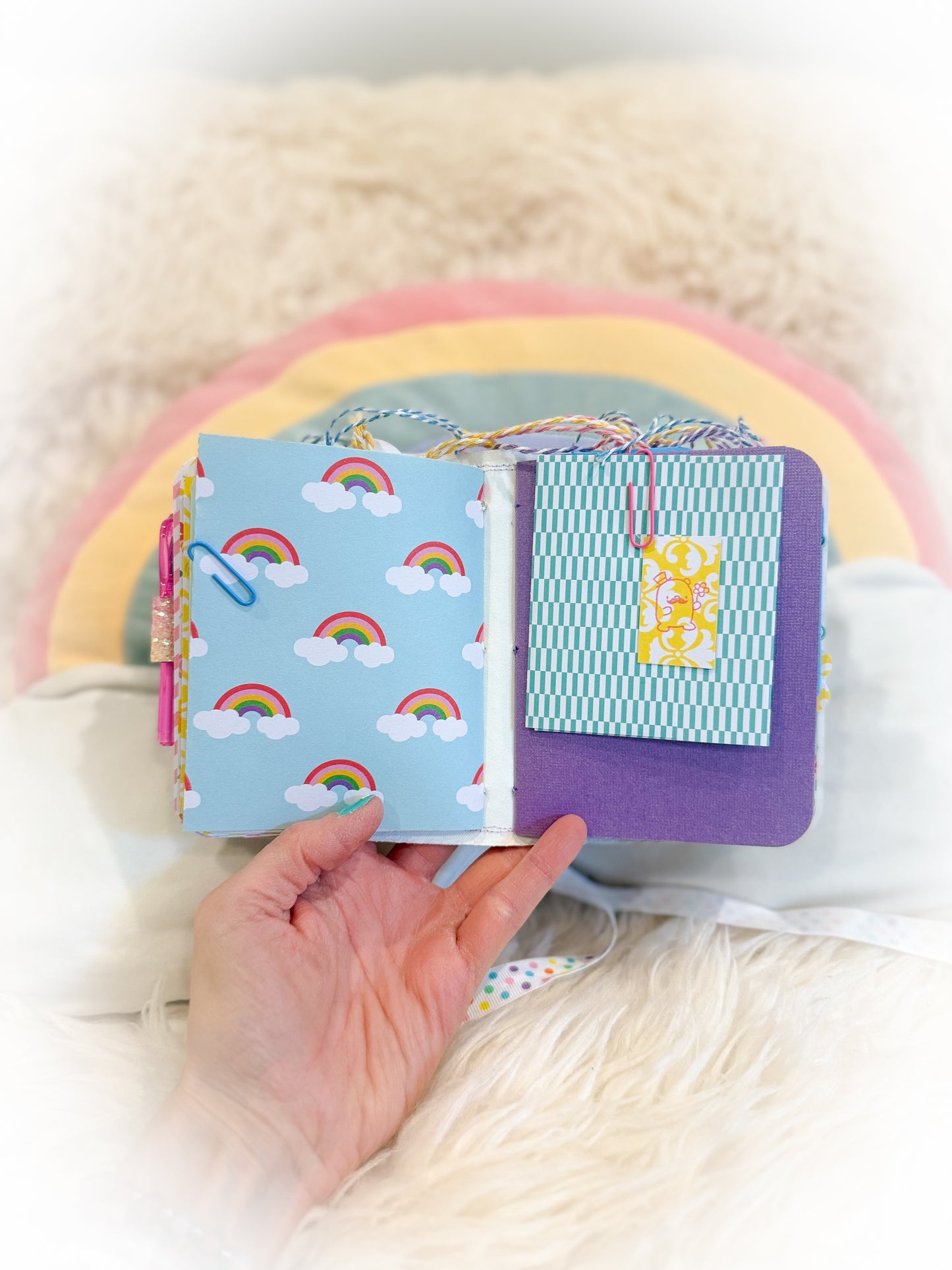 BeanTown Buddies® Cotton Candi Junk Journal Elephant/Bear