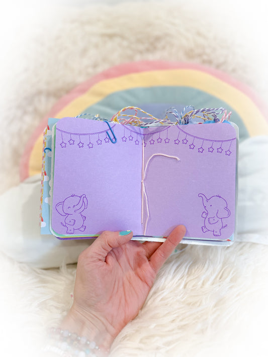 BeanTown Buddies® Cotton Candi Junk Journal Elephant/Bear