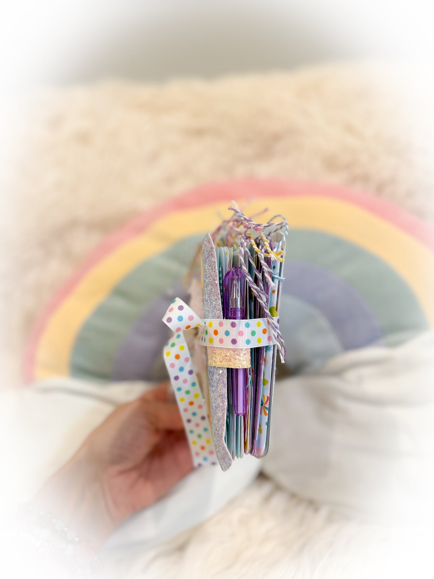 BeanTown Buddies® Cotton Candi Junk Journal Unicorn