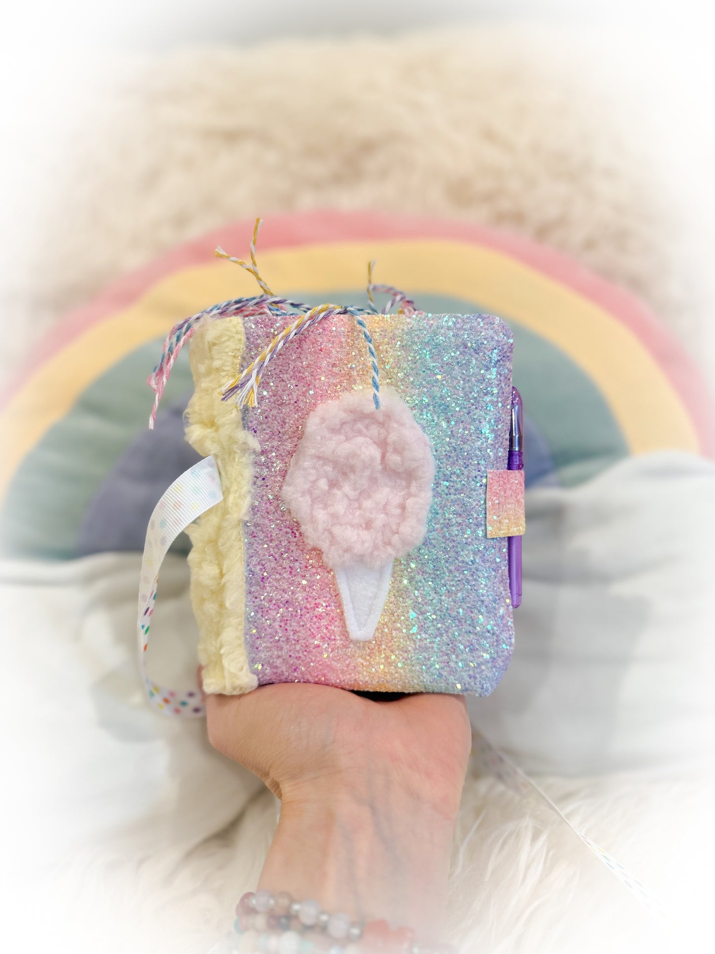 BeanTown Buddies® Cotton Candi Junk Journal Unicorn