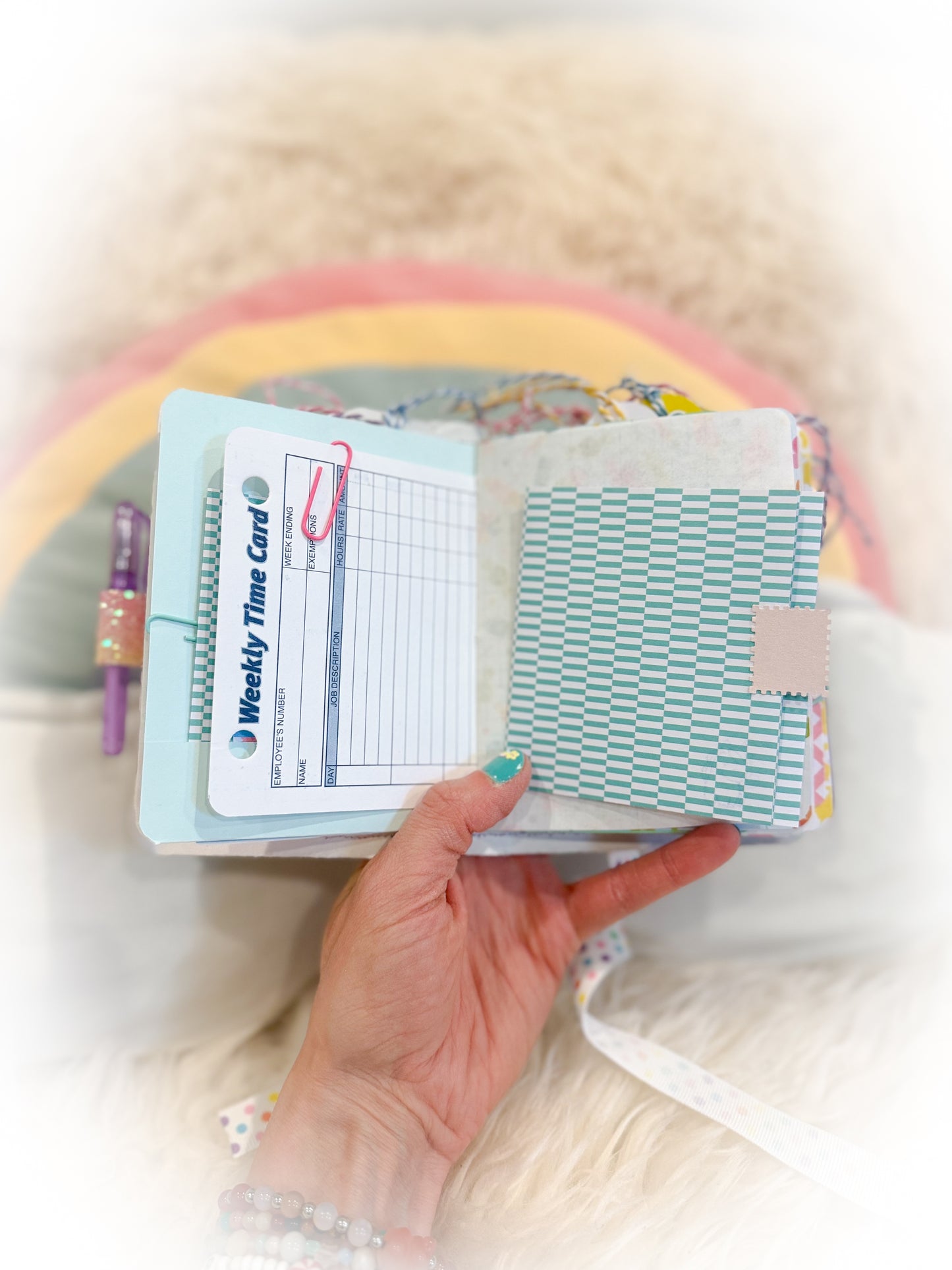 BeanTown Buddies® Cotton Candi Junk Journal Unicorn