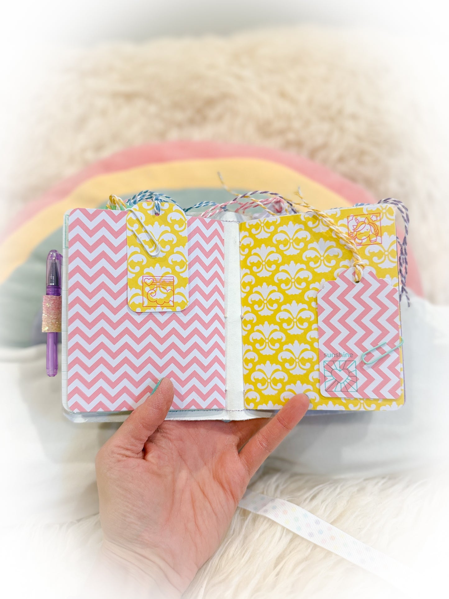 BeanTown Buddies® Cotton Candi Junk Journal Unicorn
