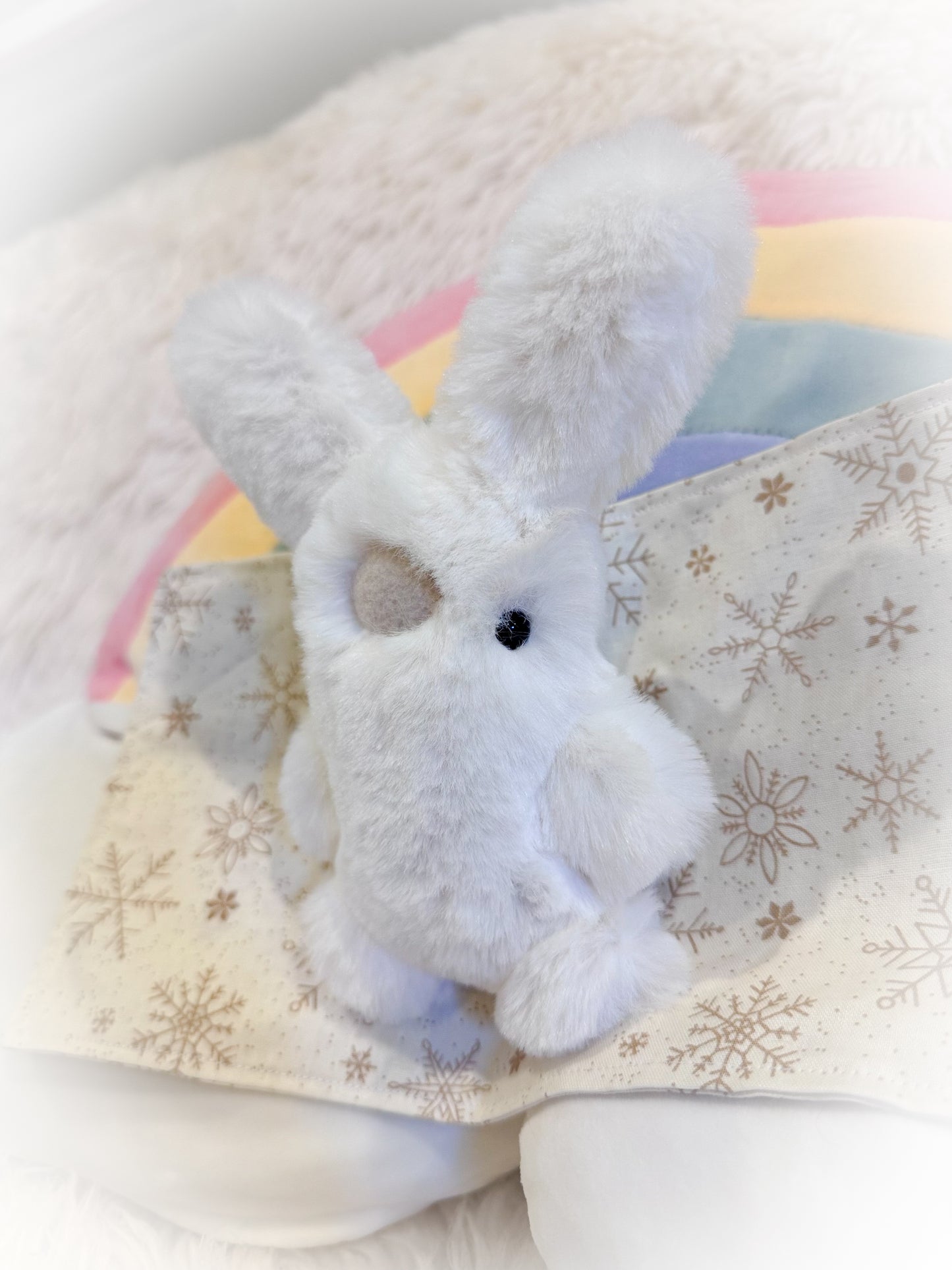 BeanTown Buddies® Micro Snow Bunni Plush