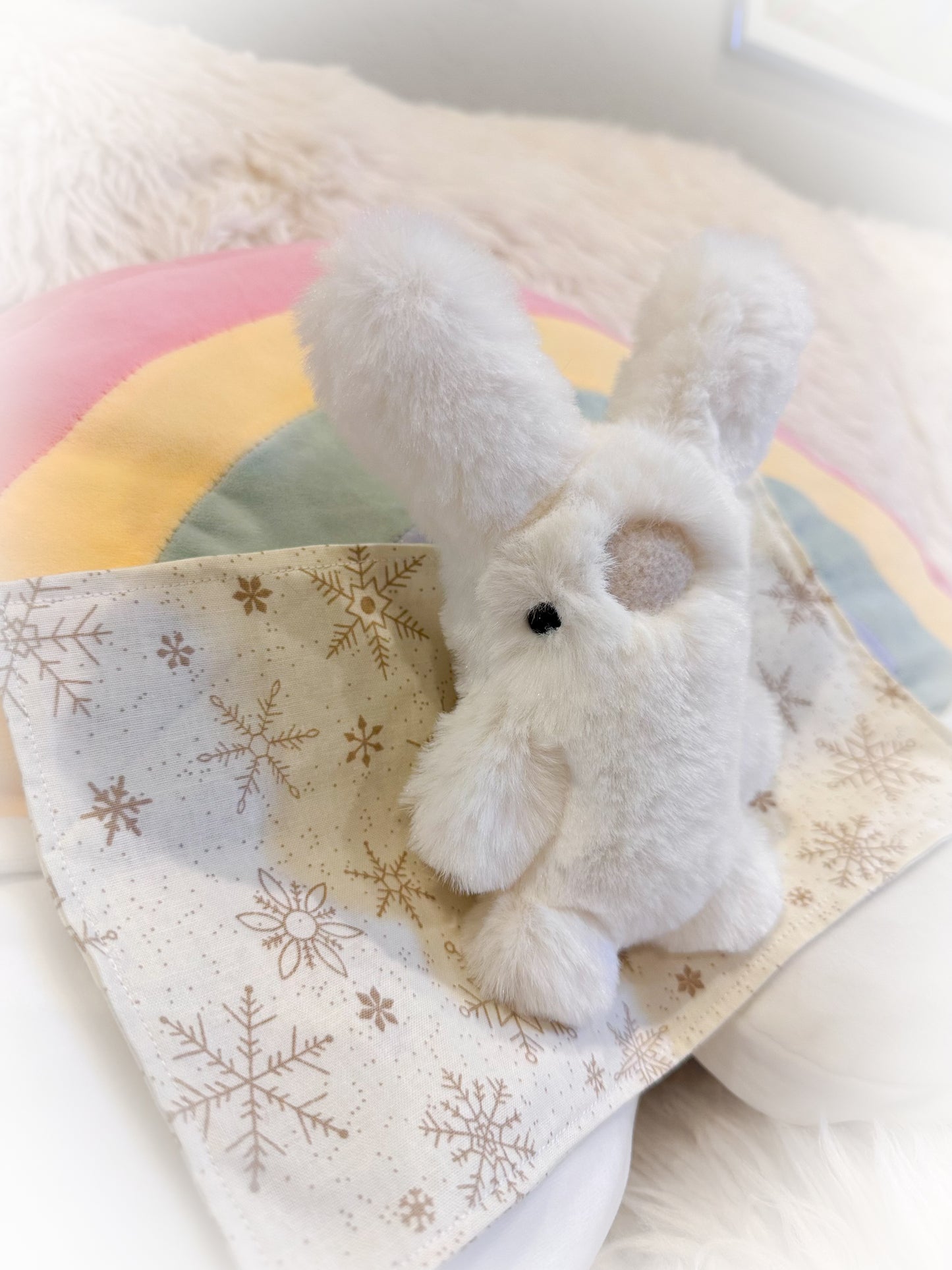 BeanTown Buddies® Micro Snow Bunni Plush