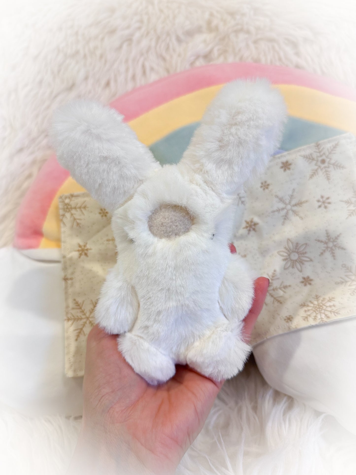 BeanTown Buddies® Micro Snow Bunni Plush