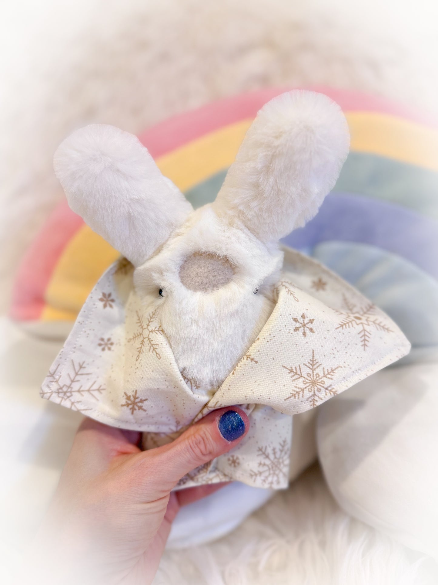 BeanTown Buddies® Micro Snow Bunni Plush