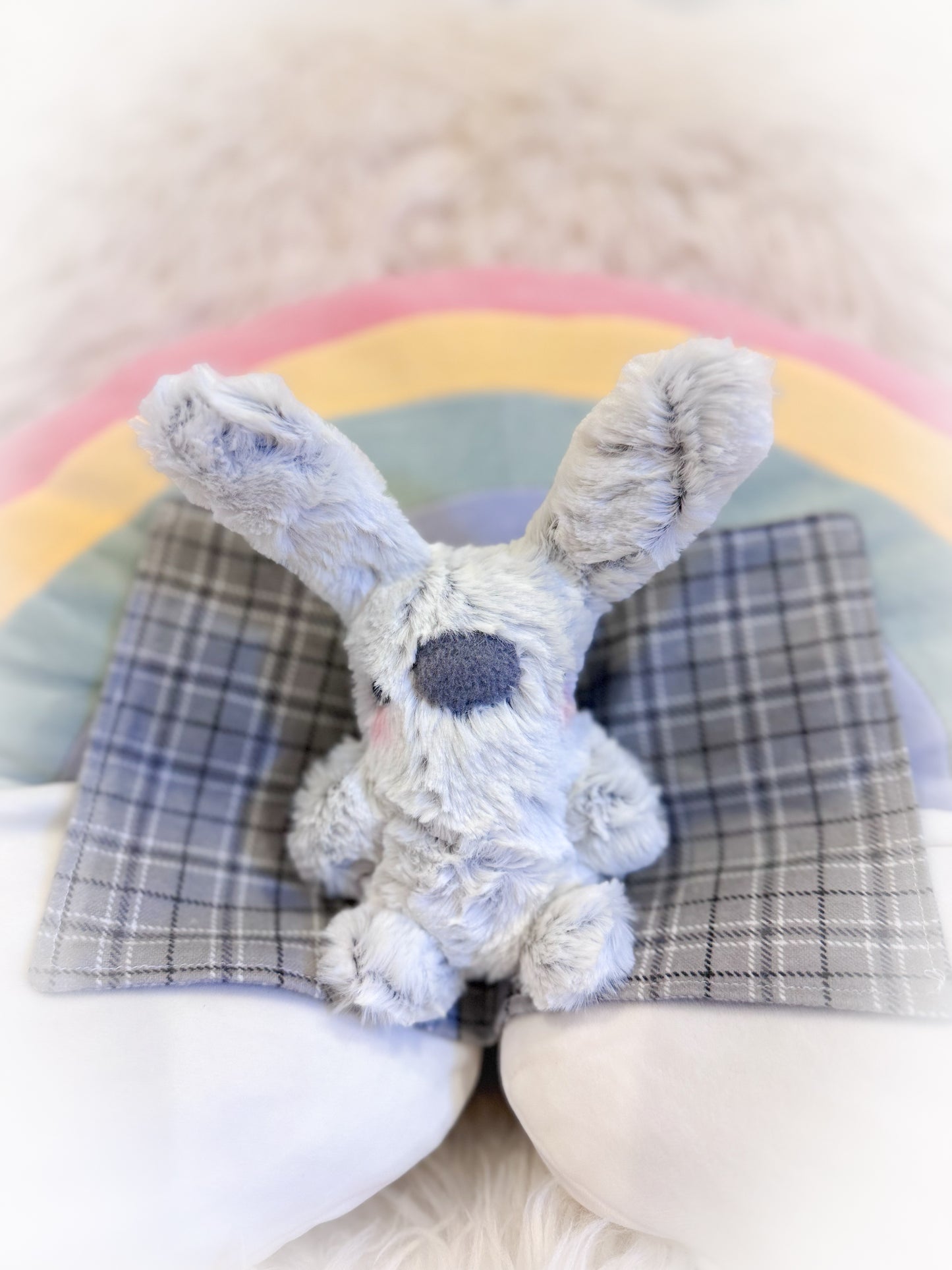 BeanTown Buddies® Micro Snow Bunni Plush