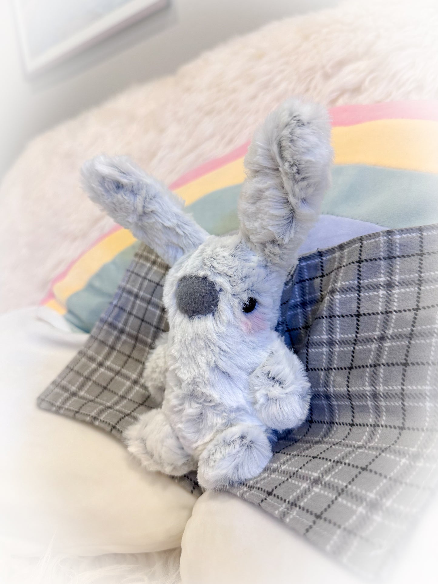 BeanTown Buddies® Micro Snow Bunni Plush