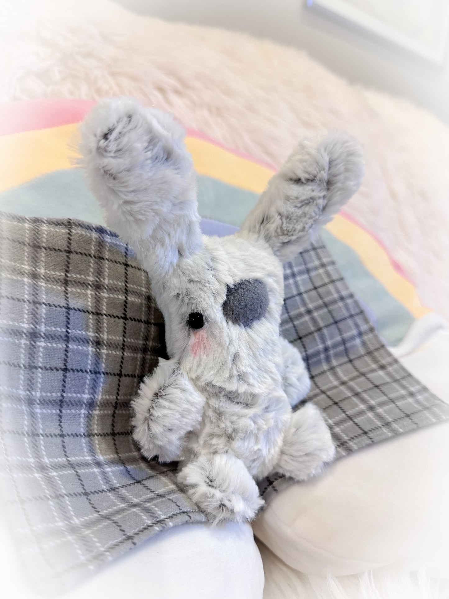 BeanTown Buddies® Micro Snow Bunni Plush