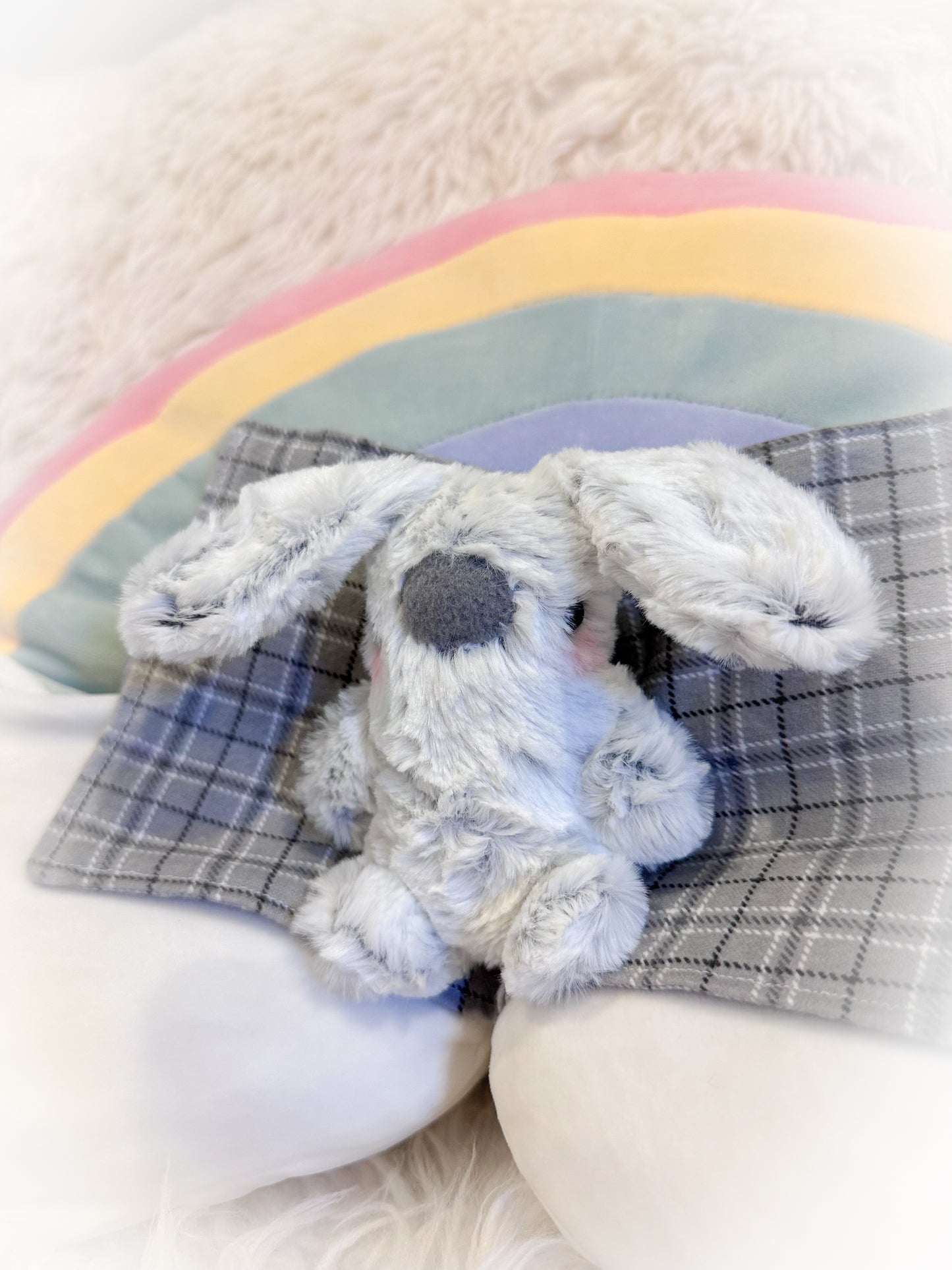 BeanTown Buddies® Micro Snow Bunni Plush