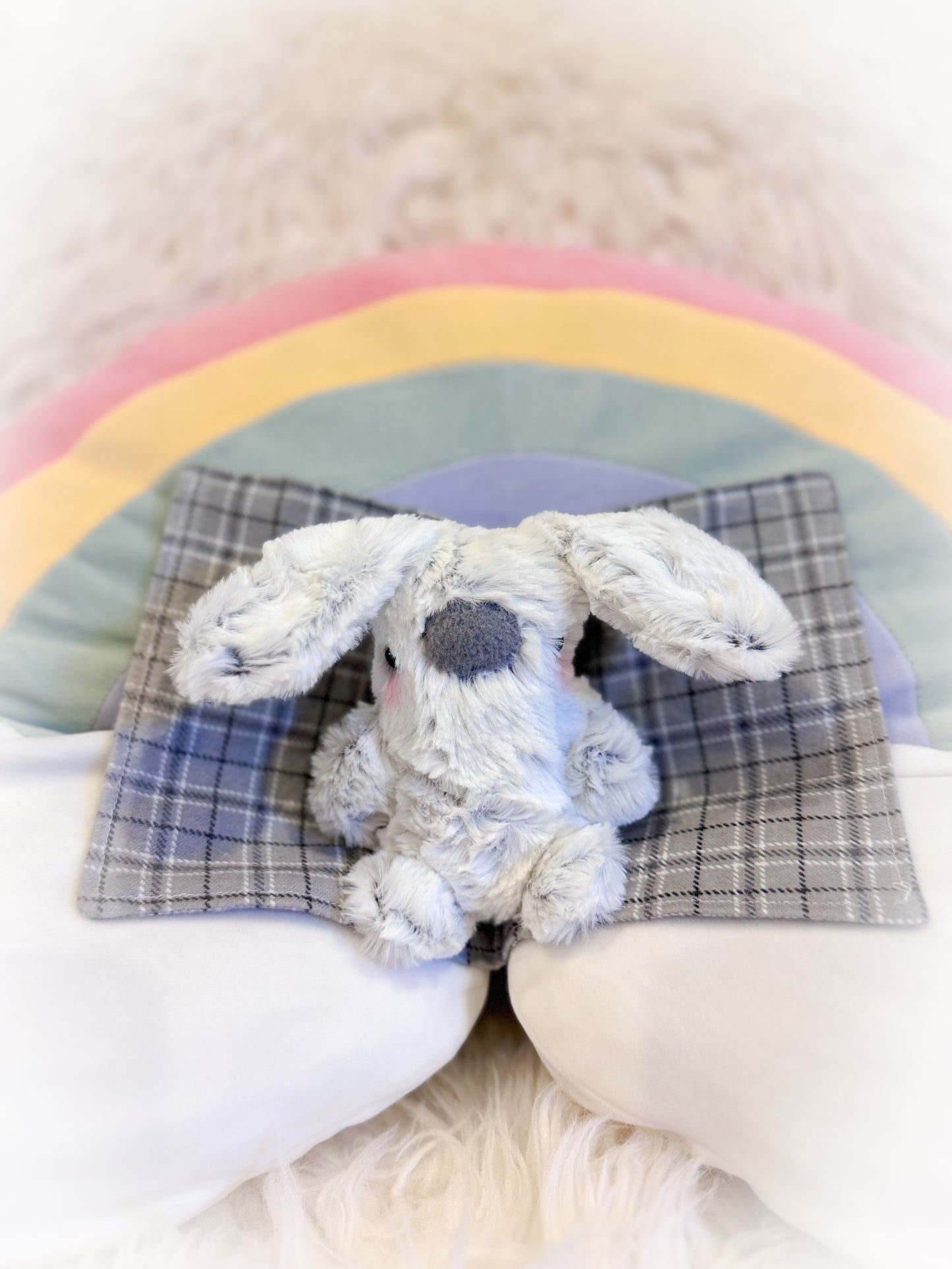 BeanTown Buddies® Micro Snow Bunni Plush