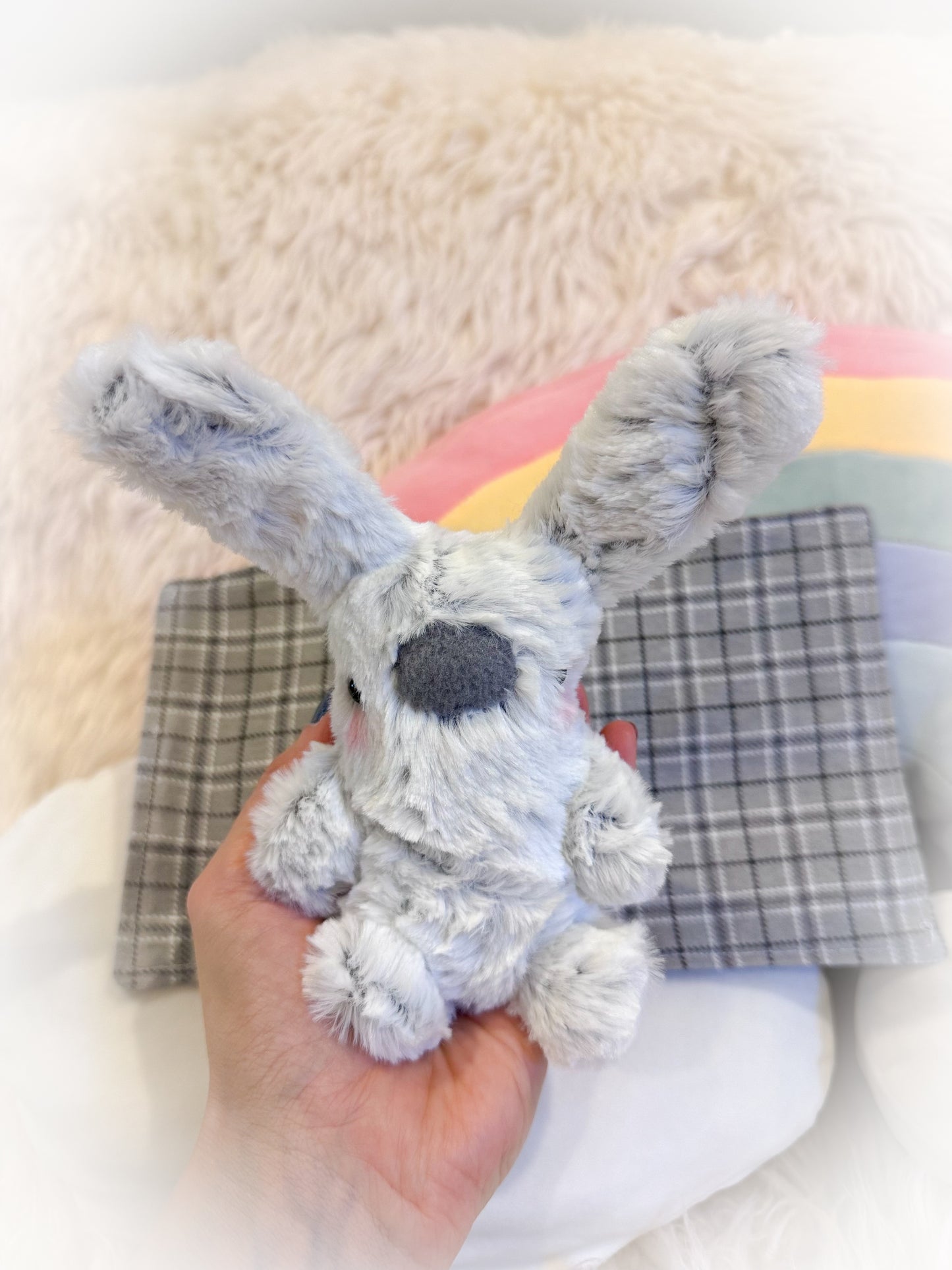 BeanTown Buddies® Micro Snow Bunni Plush