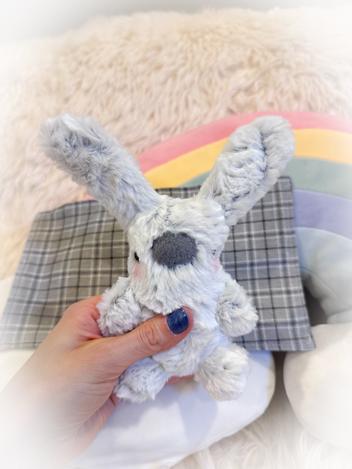 BeanTown Buddies® Micro Snow Bunni Plush