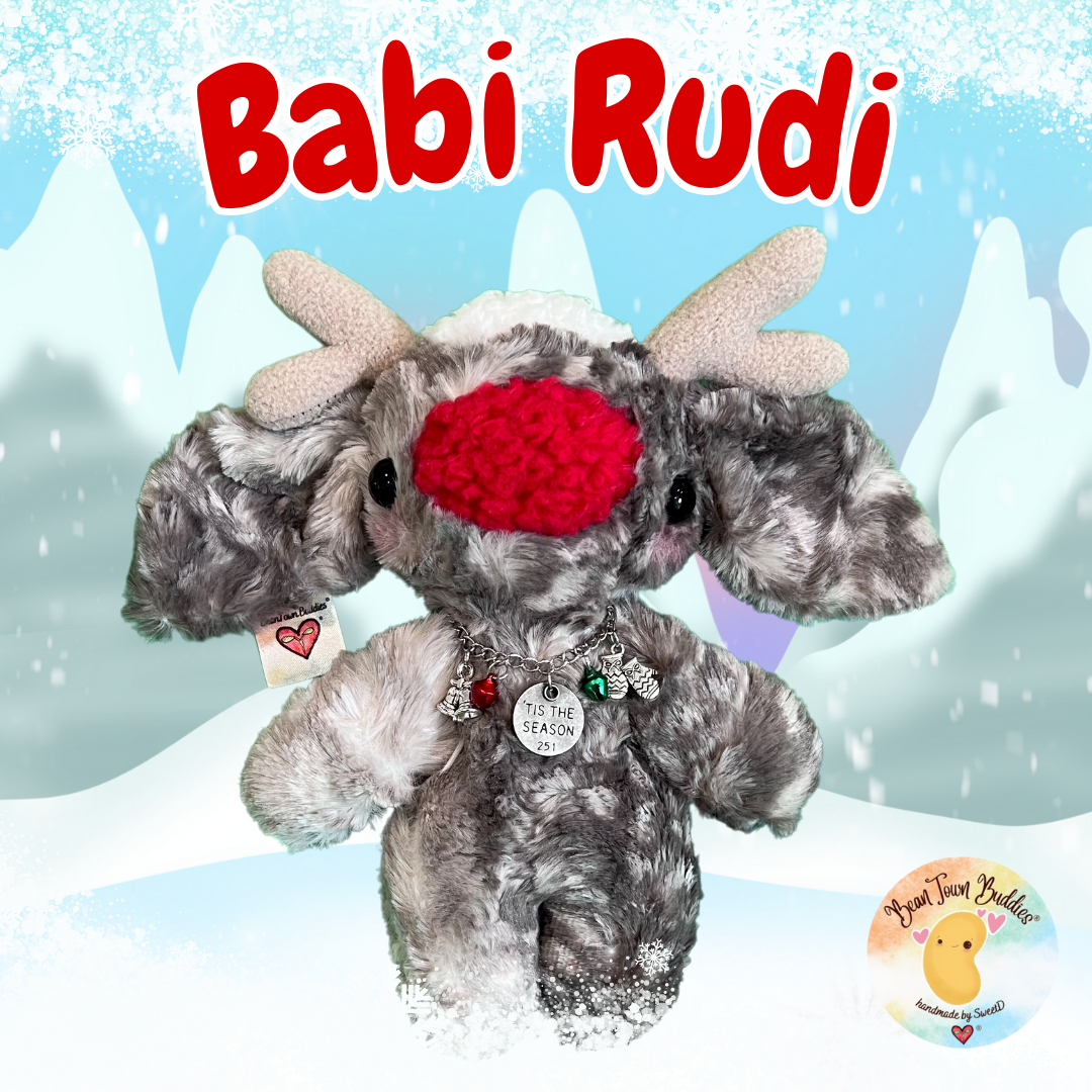 BeanTown Buddies® Babi Rudi Reindeer Plush