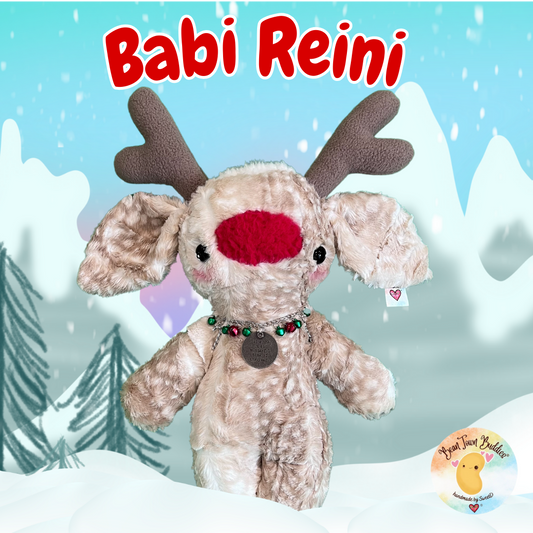 BeanTown Buddies® Jumbo Babi Reini Reindeer Plush