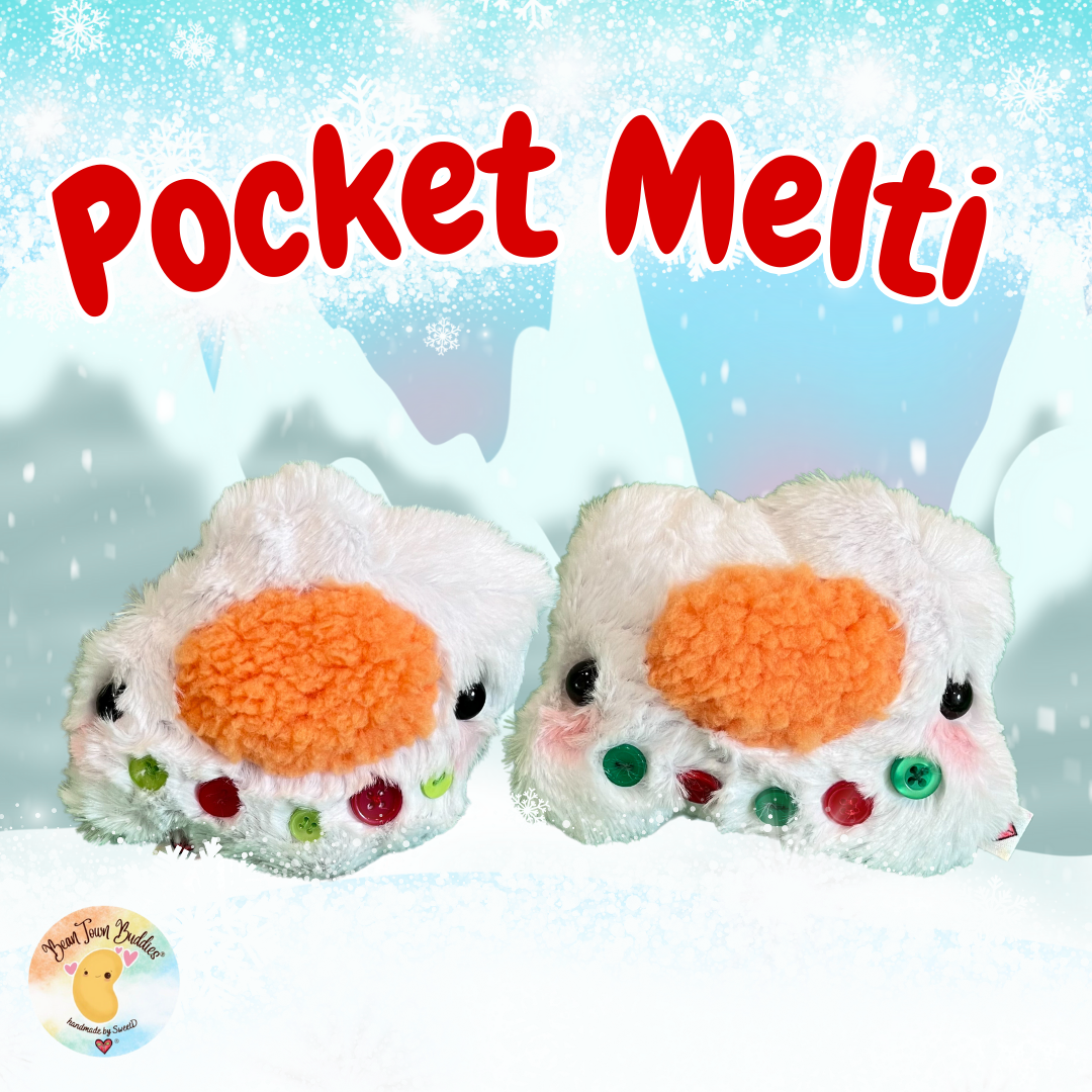 BeanTown Buddies® Pocket Melti Snowman Plush