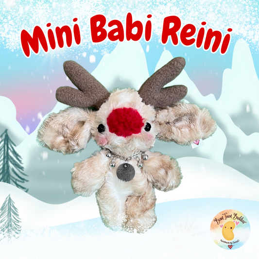 BeanTown Buddies® Mini Babi Reini Reindeer Plush