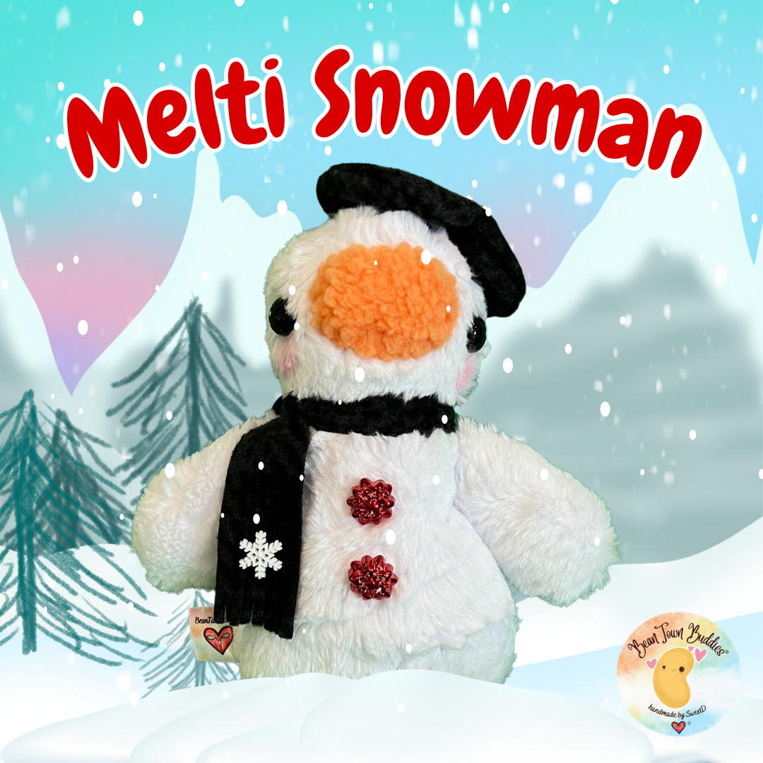 BeanTown Buddies® Babi Melti Snowman Plushie