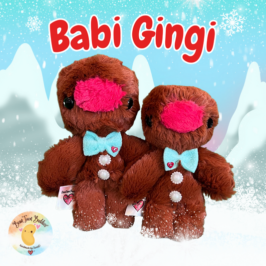 BeanTown Buddies® Babi Gingi Gingerbread Man Plush