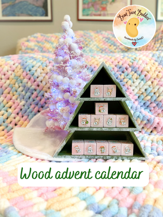 BeanTown Buddies® Wood Advent Calendar