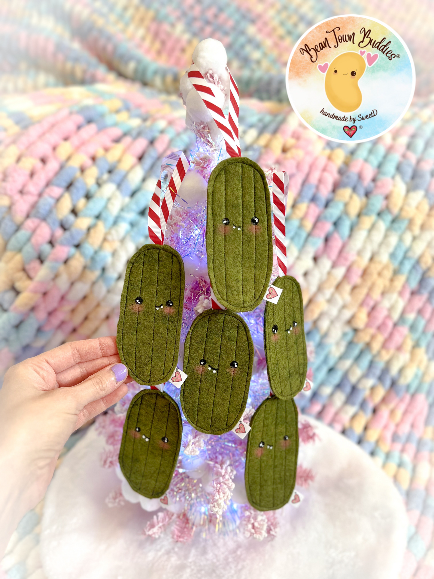 BeanTown Buddies® Gherki Pickle Holiday Ornament