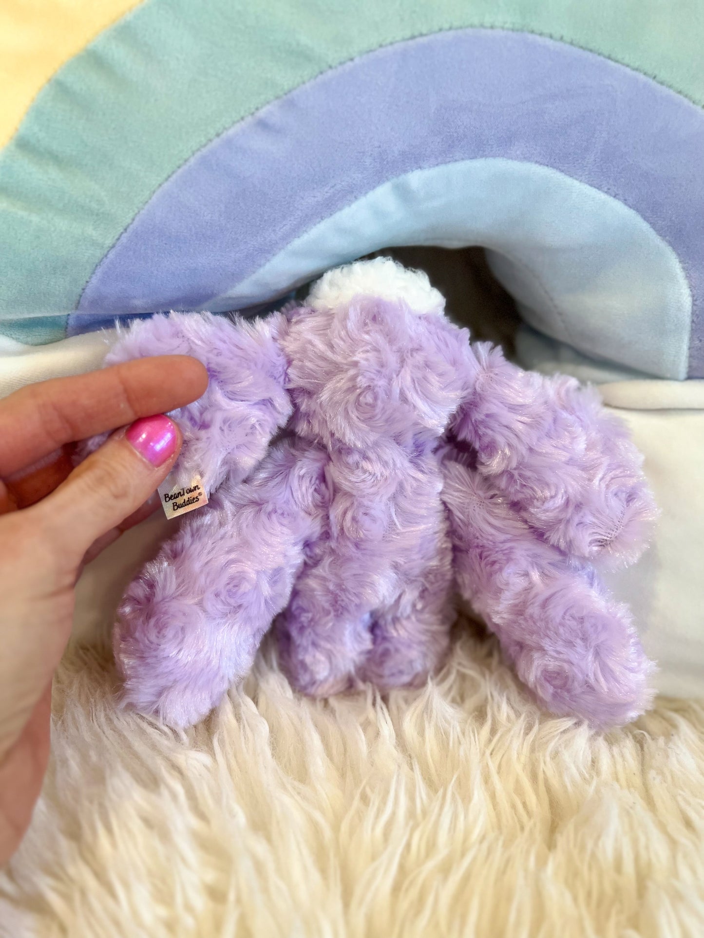 BeanTown Buddies® Pastel Purple Mini Babi Yeti Lolli