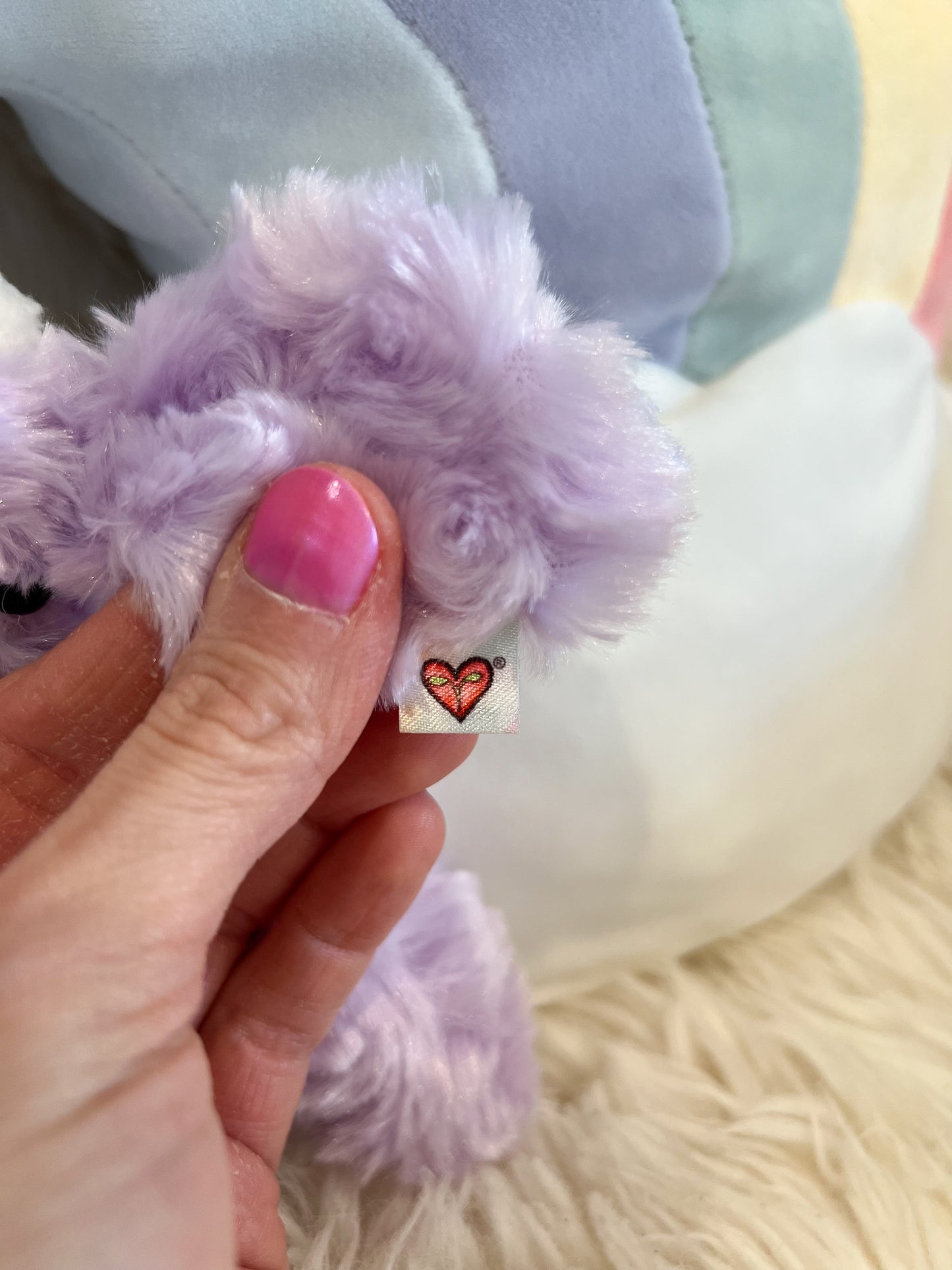 BeanTown Buddies® Pastel Purple Mini Babi Yeti Lolli