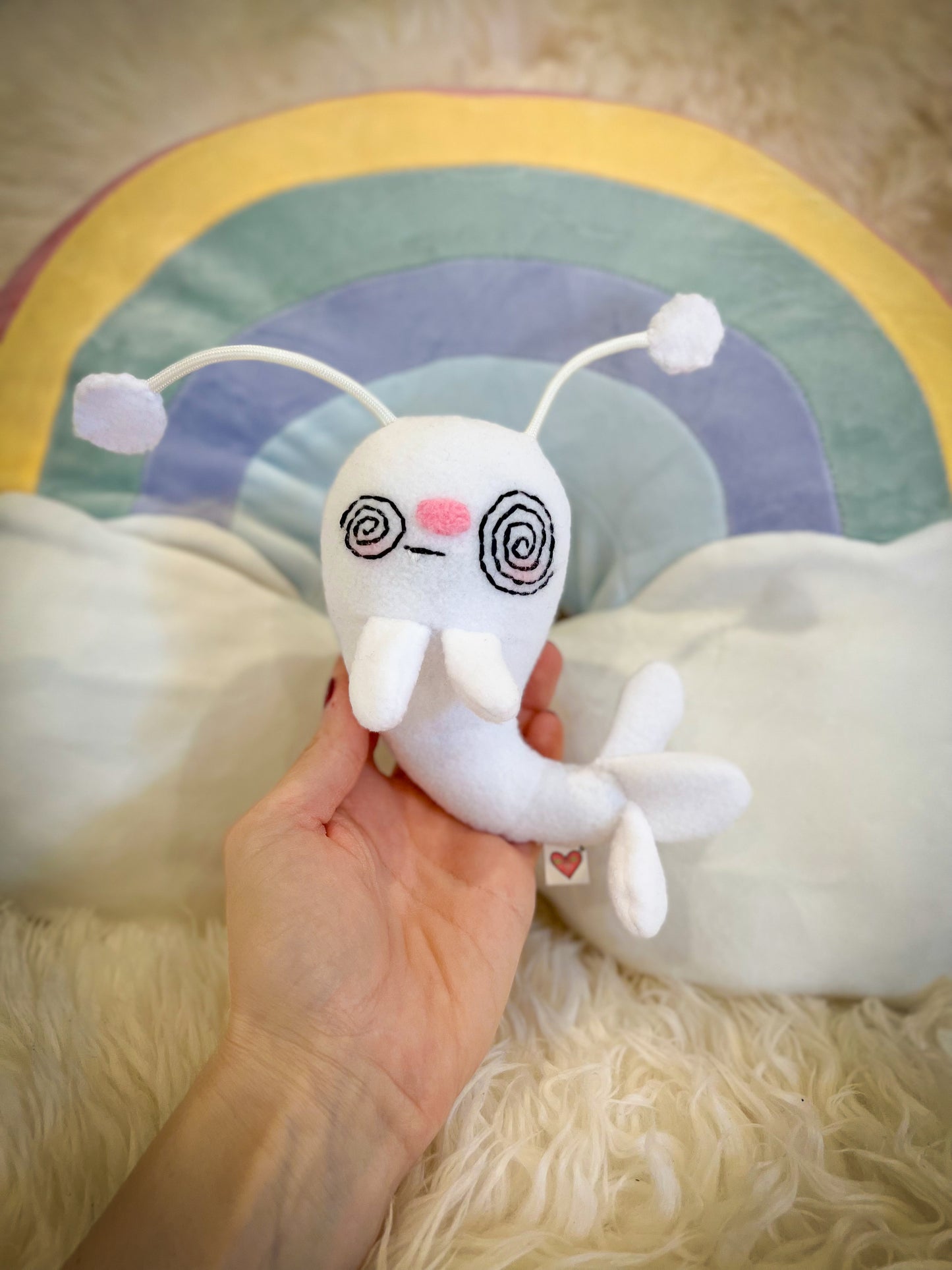 BeanTown Buddies® Spooki Shrimpi Ghost Plush