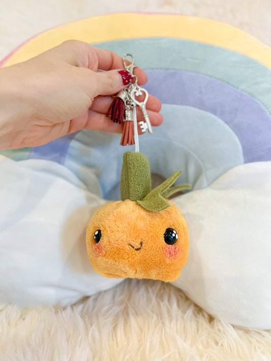 BeanTown Buddies® Plush Pumpkin Keychain Gourdi