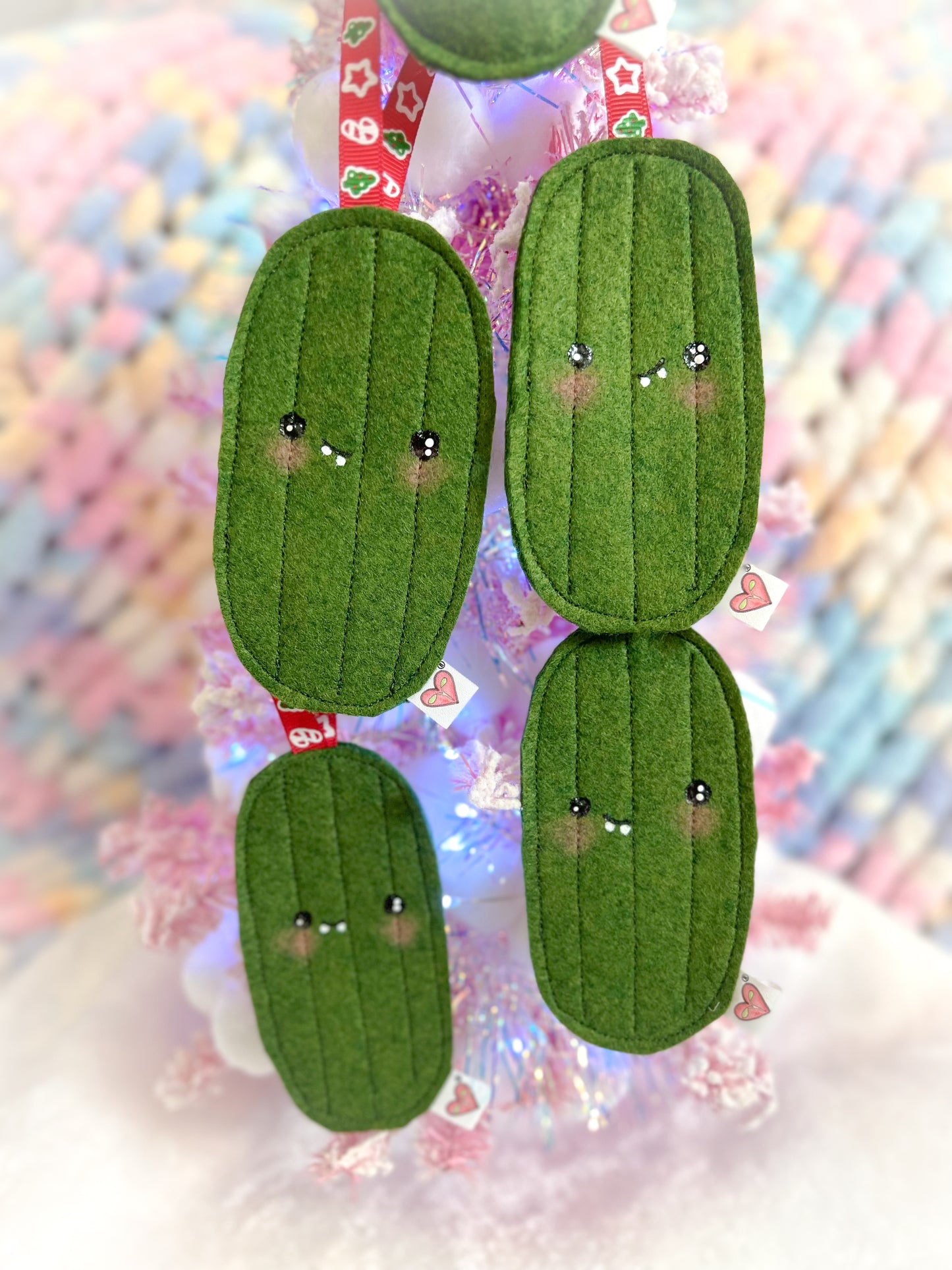 BeanTown Buddies® Gherki Pickle Holiday Felt Ornament