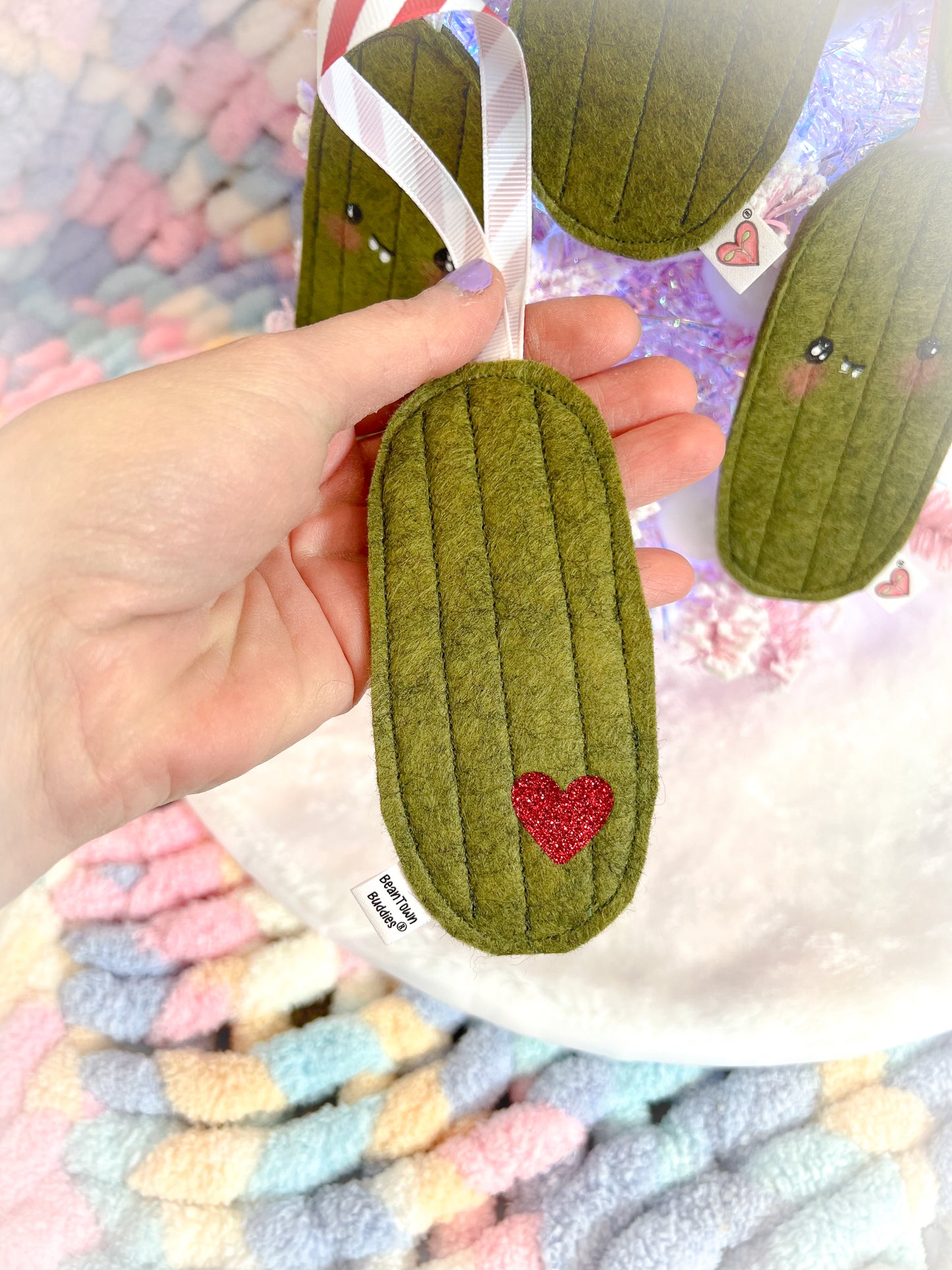 BeanTown Buddies® Gherki Pickle Holiday Ornament