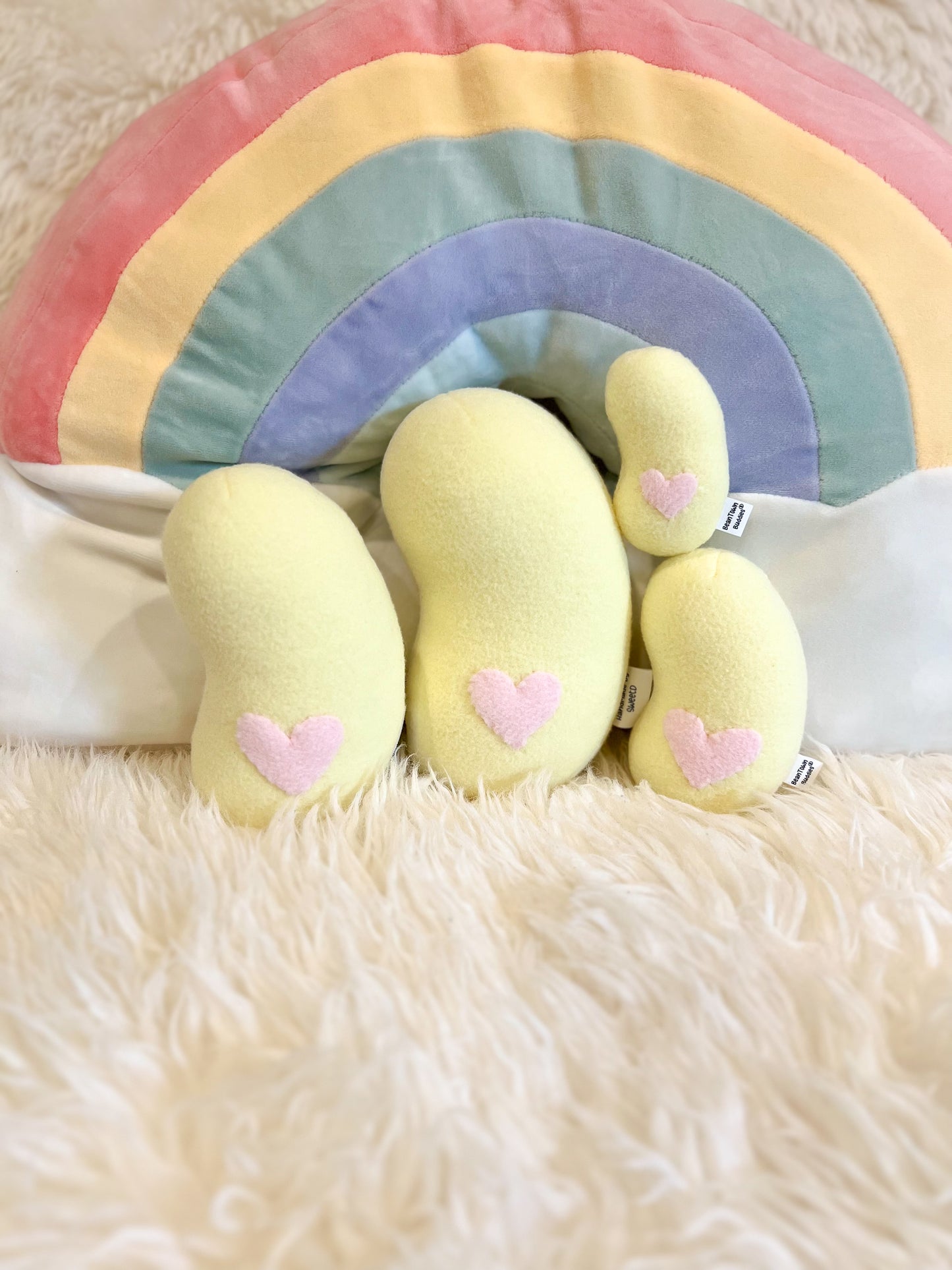 BeanTown Buddies® Oli Pale Yellow Bean Plush