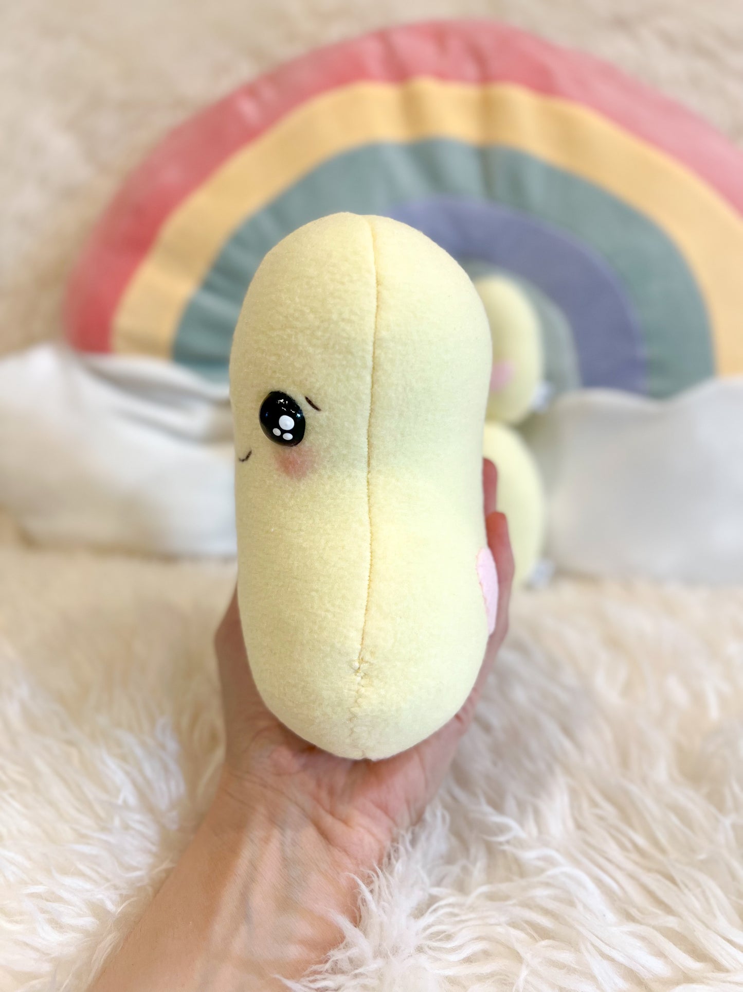 BeanTown Buddies® Oli Pale Yellow Bean Plush